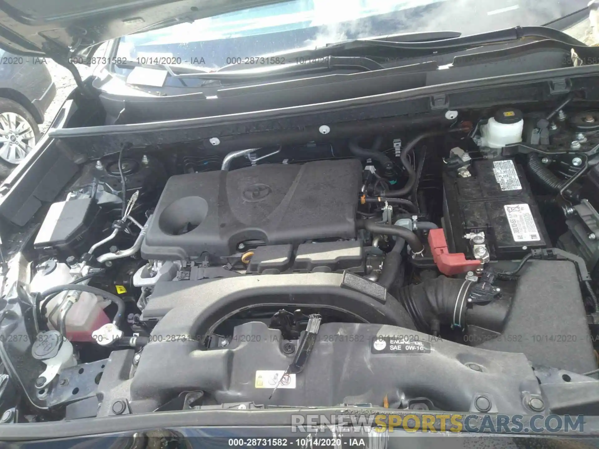 10 Фотография поврежденного автомобиля 2T3P1RFV4LC091746 TOYOTA RAV4 2020