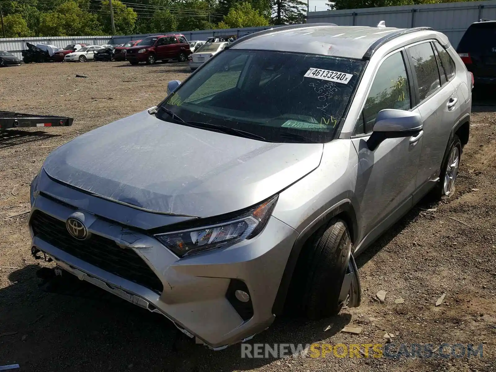 2 Photograph of a damaged car 2T3P1RFV4LC094131 TOYOTA RAV4 2020