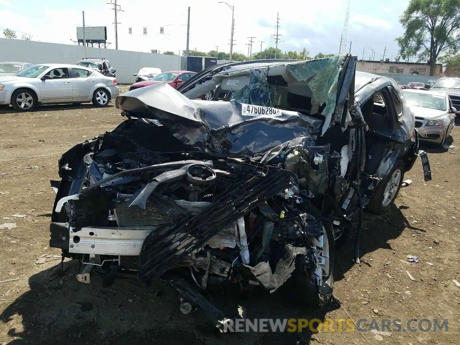 9 Photograph of a damaged car 2T3P1RFV4LC096722 TOYOTA RAV4 2020