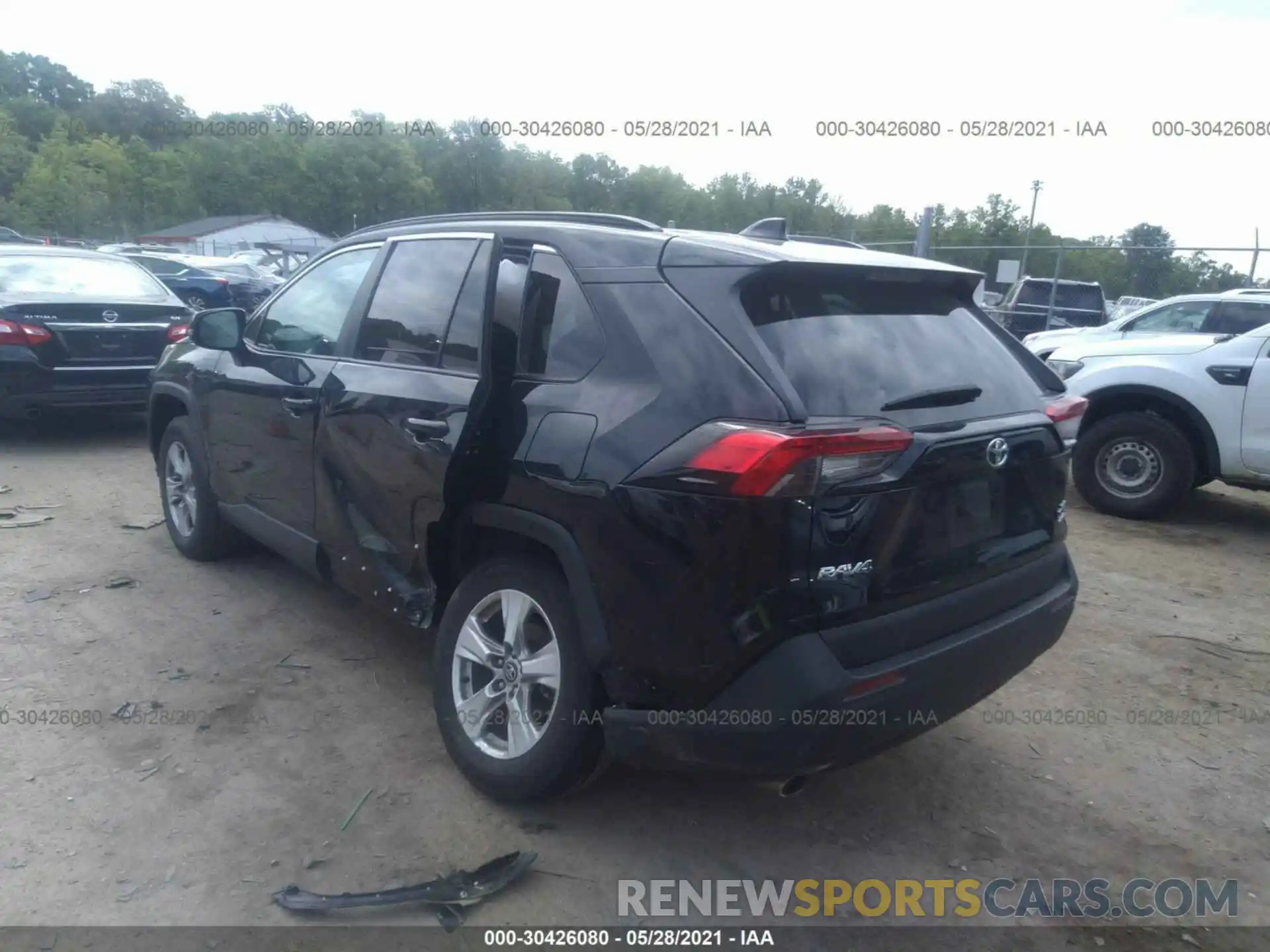 3 Фотография поврежденного автомобиля 2T3P1RFV4LC097966 TOYOTA RAV4 2020