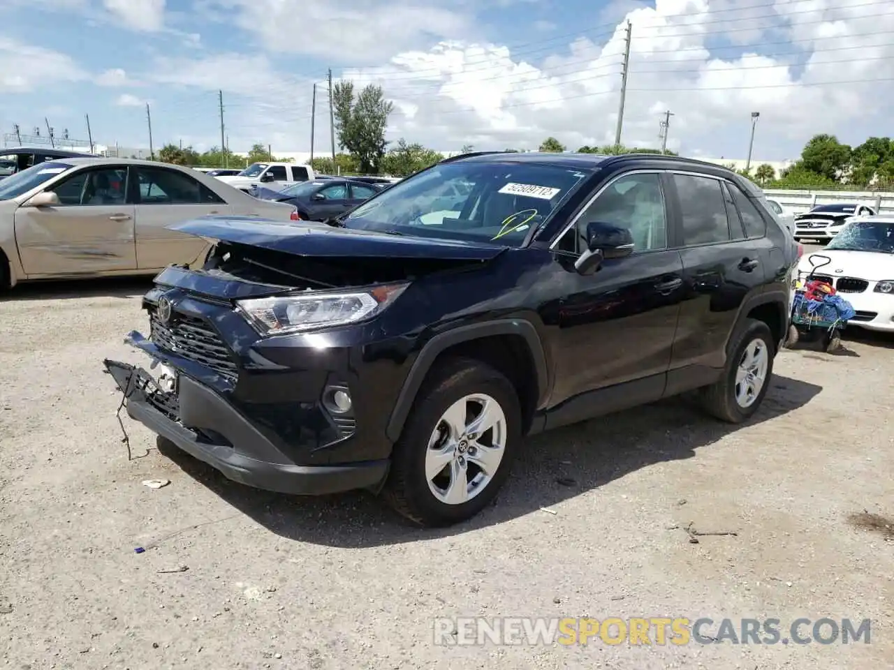 2 Photograph of a damaged car 2T3P1RFV4LC099877 TOYOTA RAV4 2020