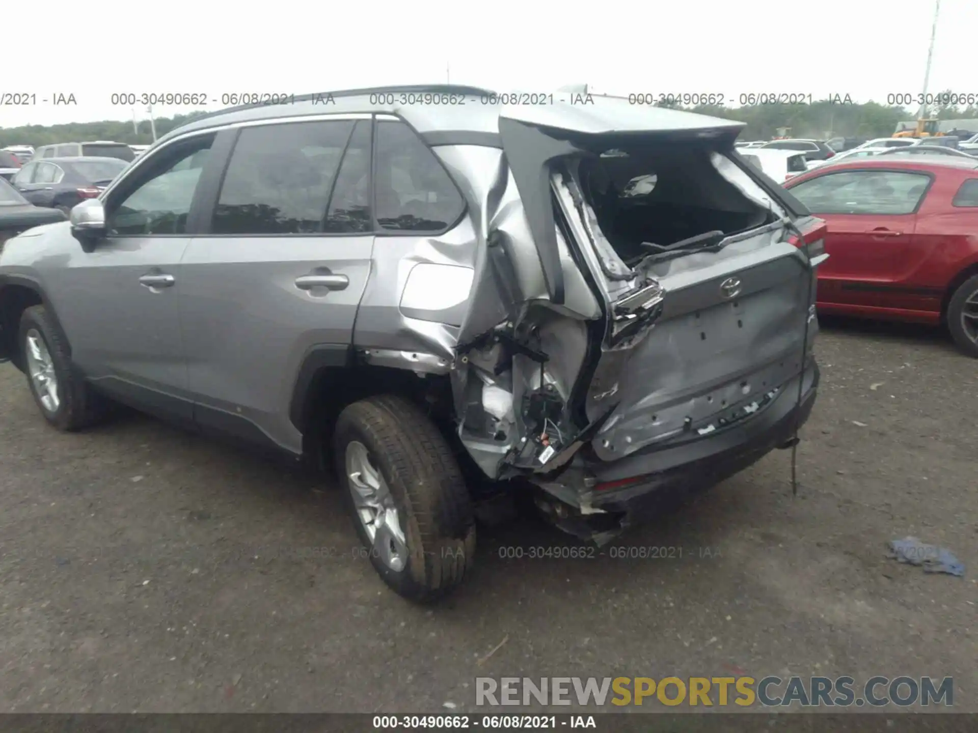 6 Photograph of a damaged car 2T3P1RFV4LC102647 TOYOTA RAV4 2020