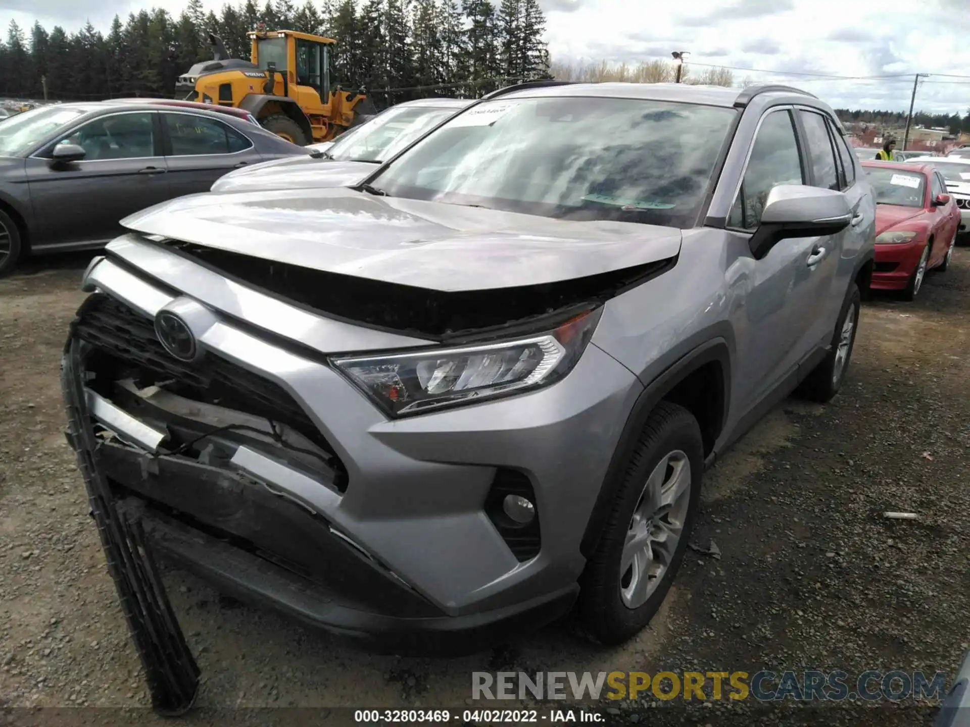 2 Фотография поврежденного автомобиля 2T3P1RFV4LC102664 TOYOTA RAV4 2020