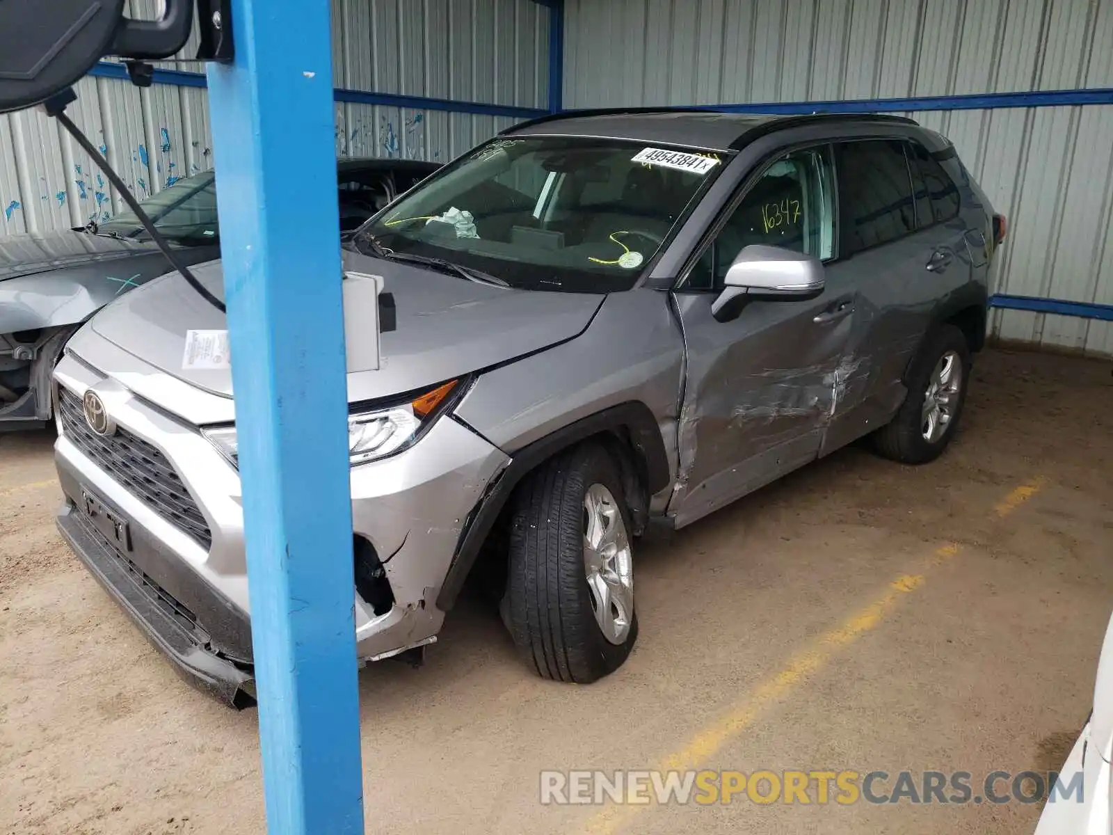 2 Photograph of a damaged car 2T3P1RFV4LC103720 TOYOTA RAV4 2020