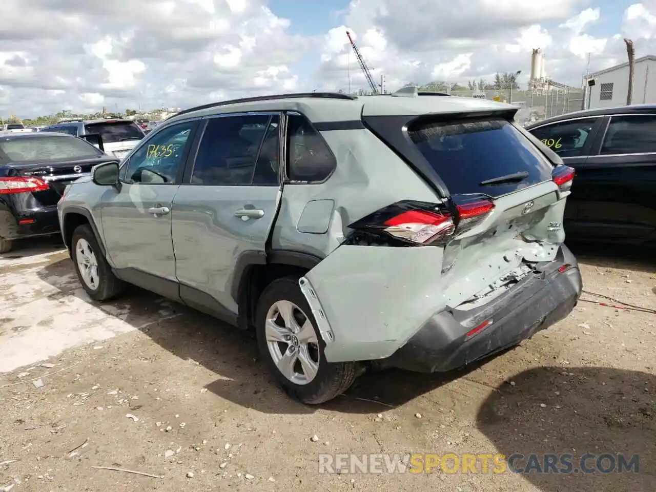 3 Фотография поврежденного автомобиля 2T3P1RFV4LC116953 TOYOTA RAV4 2020