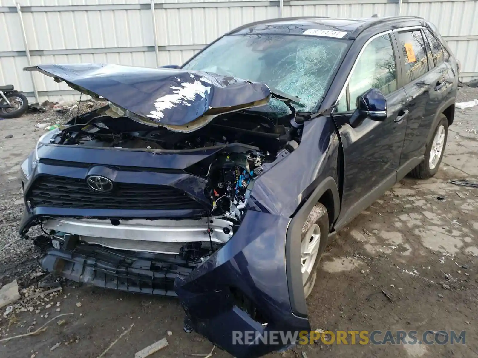 2 Photograph of a damaged car 2T3P1RFV4LC121845 TOYOTA RAV4 2020