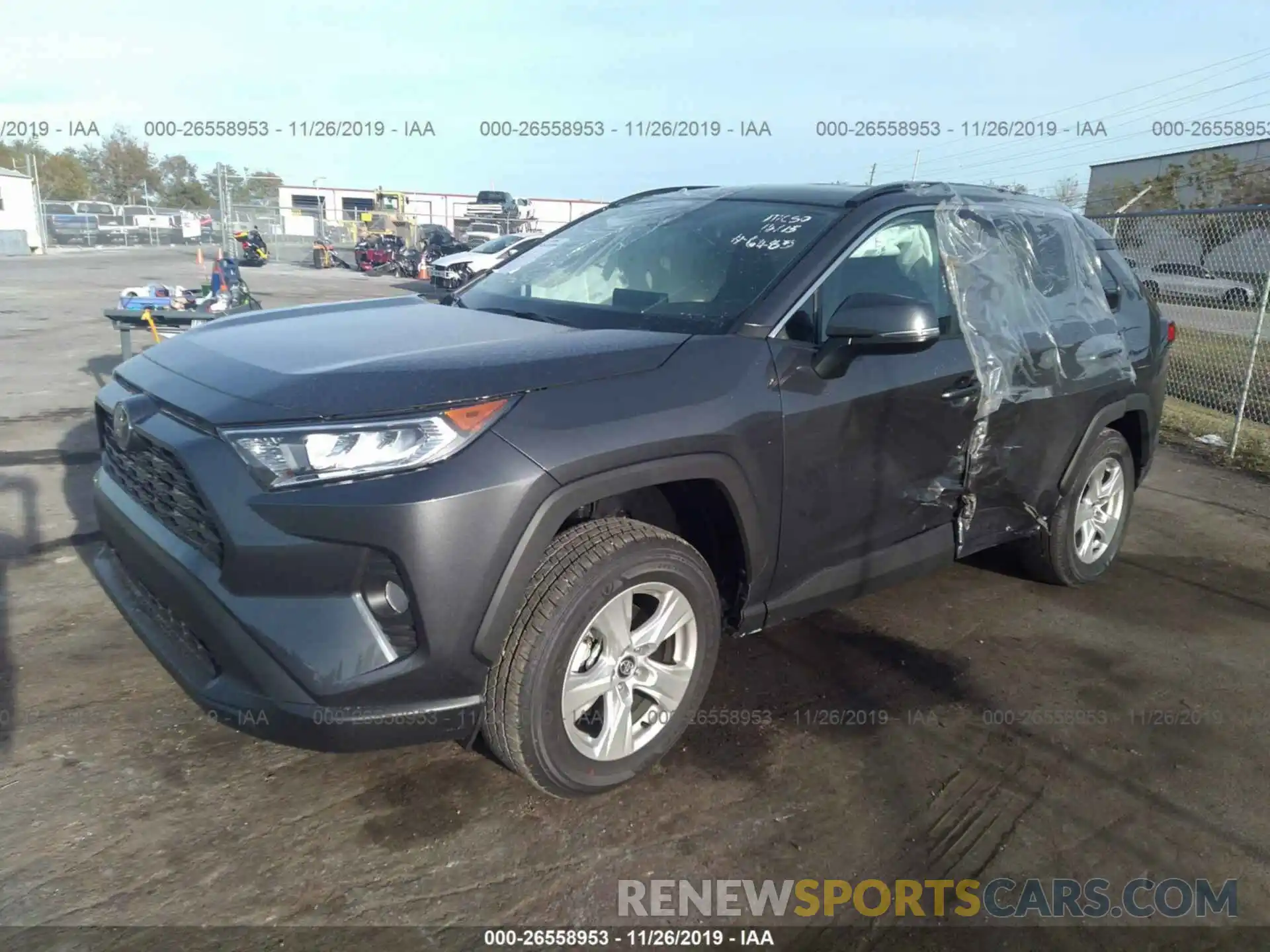 2 Photograph of a damaged car 2T3P1RFV4LW085105 TOYOTA RAV4 2020