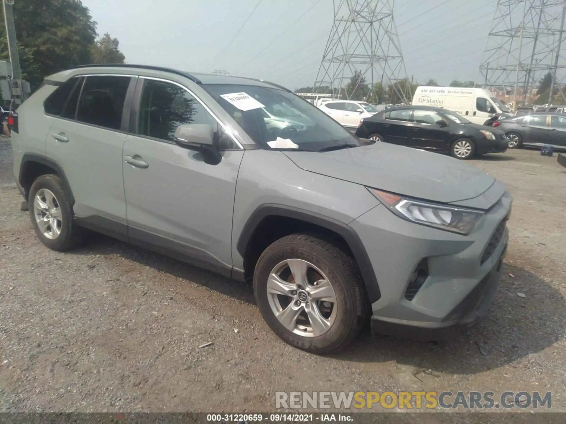 1 Photograph of a damaged car 2T3P1RFV4LW088697 TOYOTA RAV4 2020