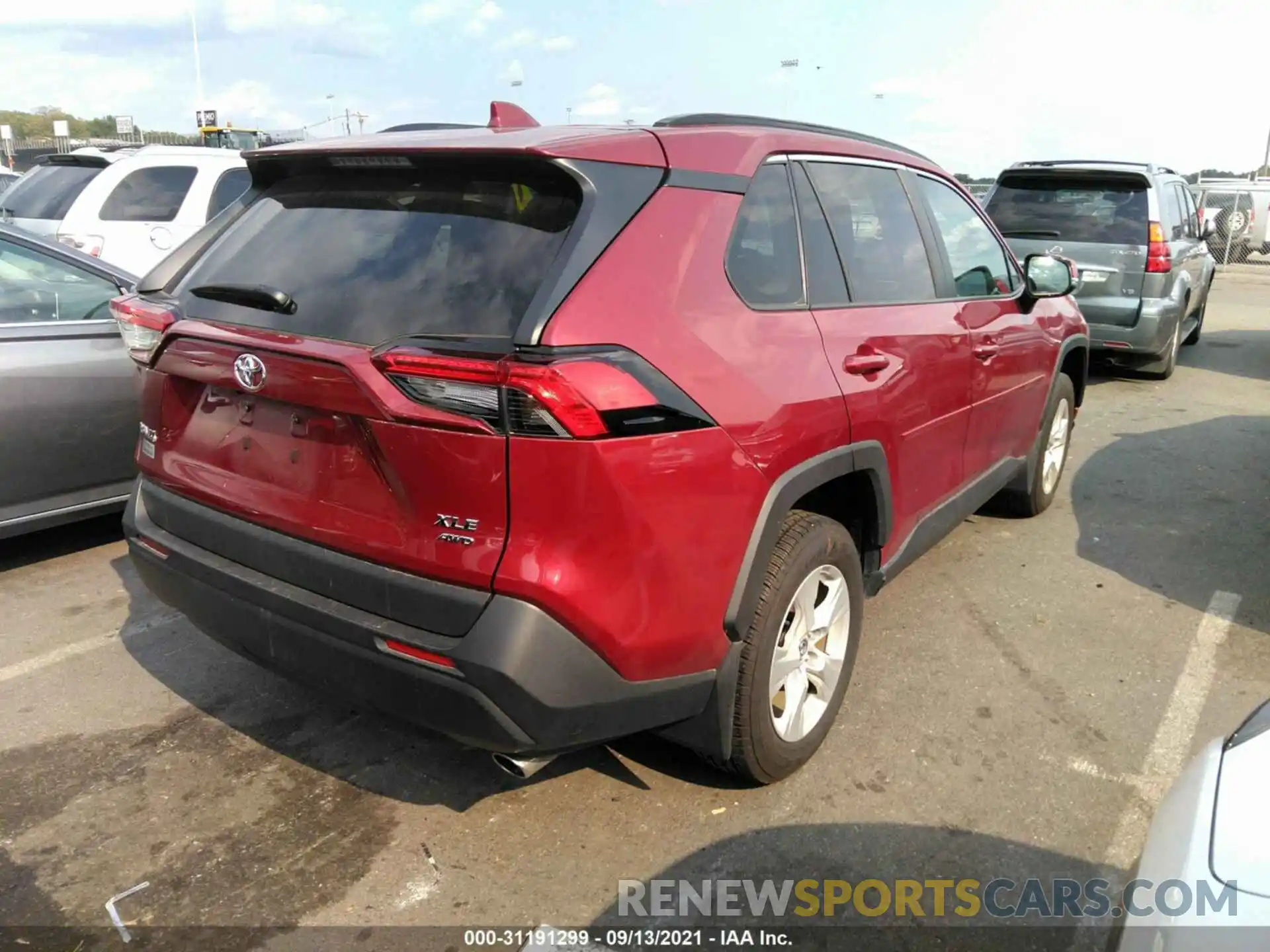 4 Фотография поврежденного автомобиля 2T3P1RFV4LW091485 TOYOTA RAV4 2020