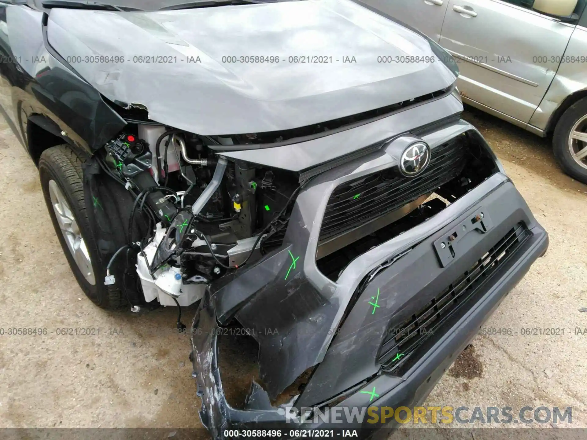 6 Фотография поврежденного автомобиля 2T3P1RFV4LW115770 TOYOTA RAV4 2020