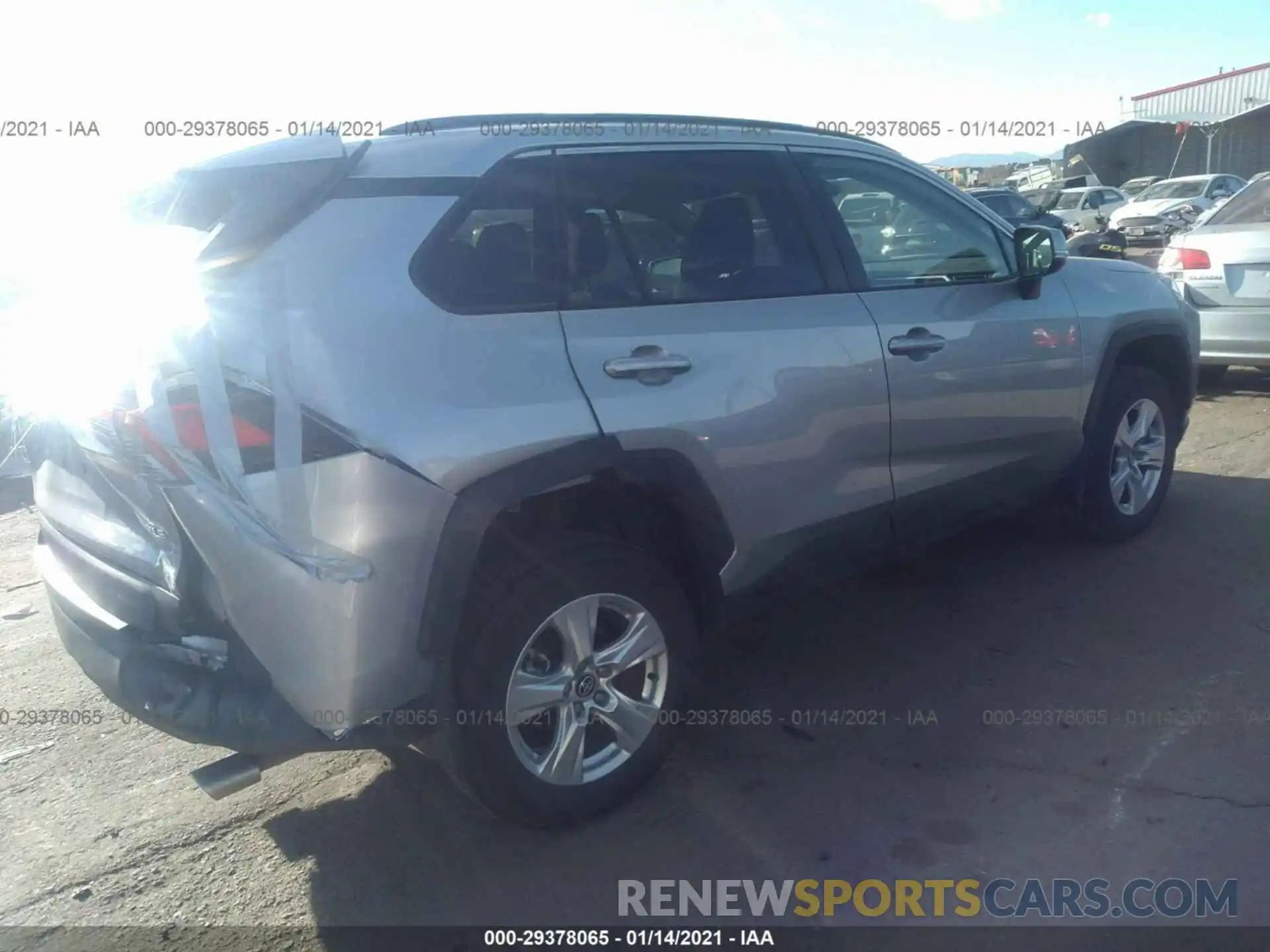 4 Photograph of a damaged car 2T3P1RFV5LC072557 TOYOTA RAV4 2020