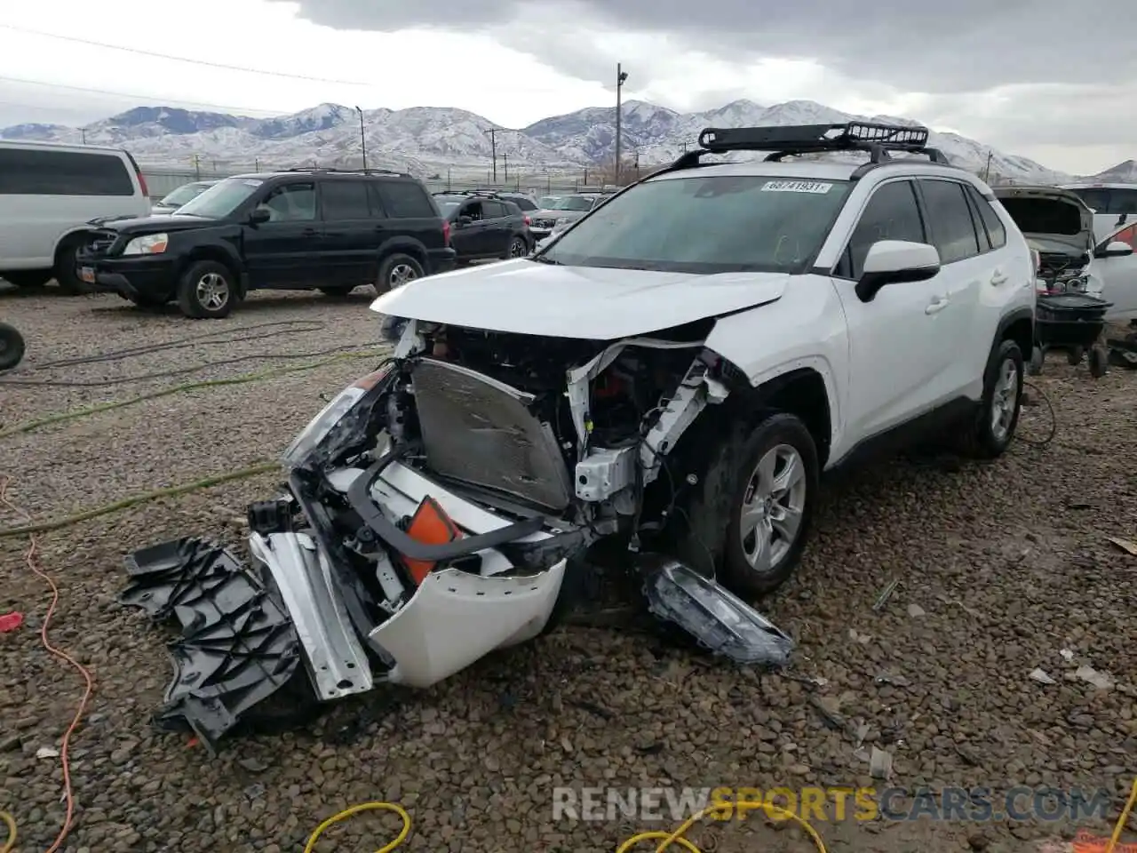 2 Photograph of a damaged car 2T3P1RFV5LC085129 TOYOTA RAV4 2020