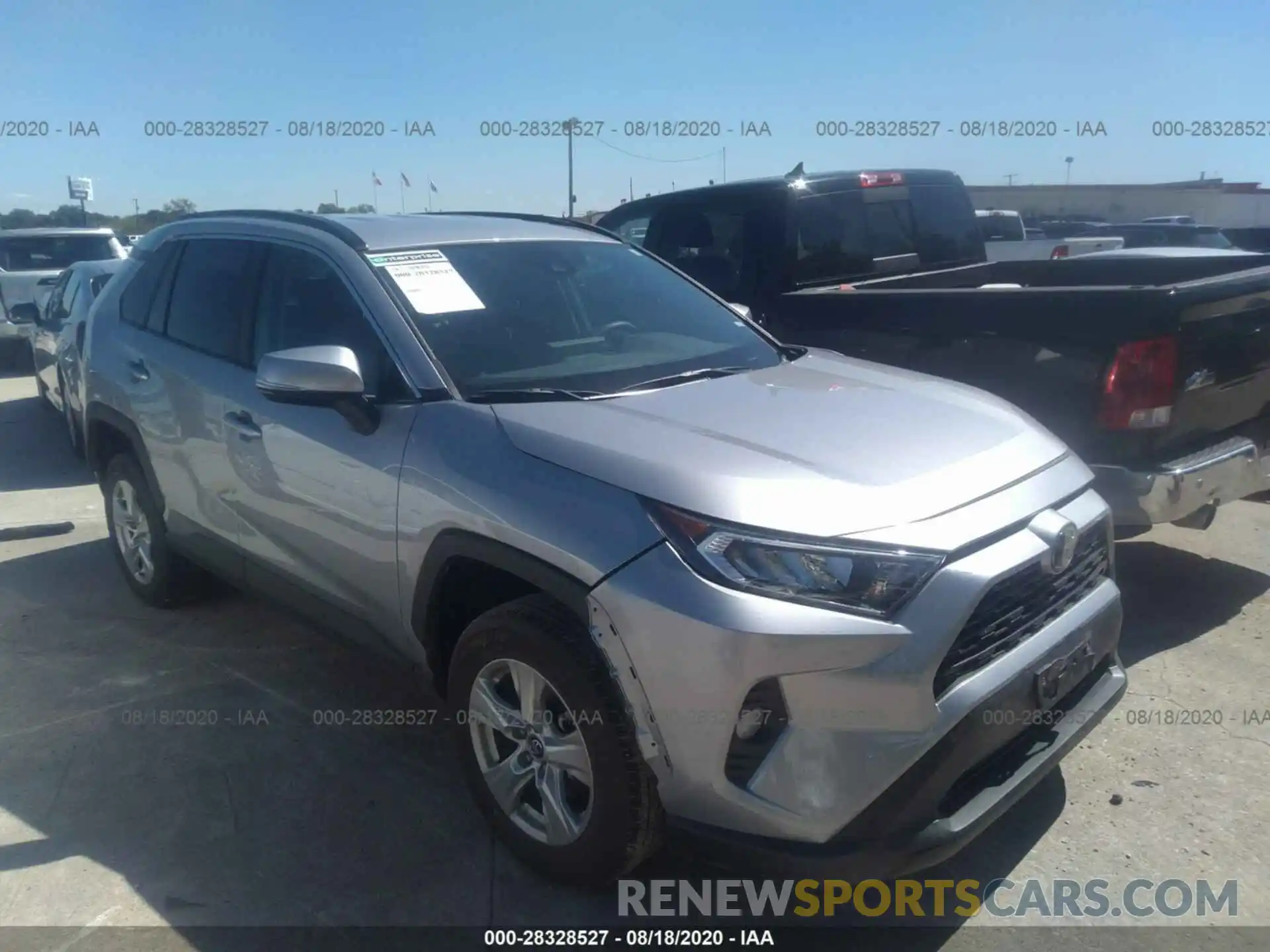 1 Photograph of a damaged car 2T3P1RFV5LC097927 TOYOTA RAV4 2020