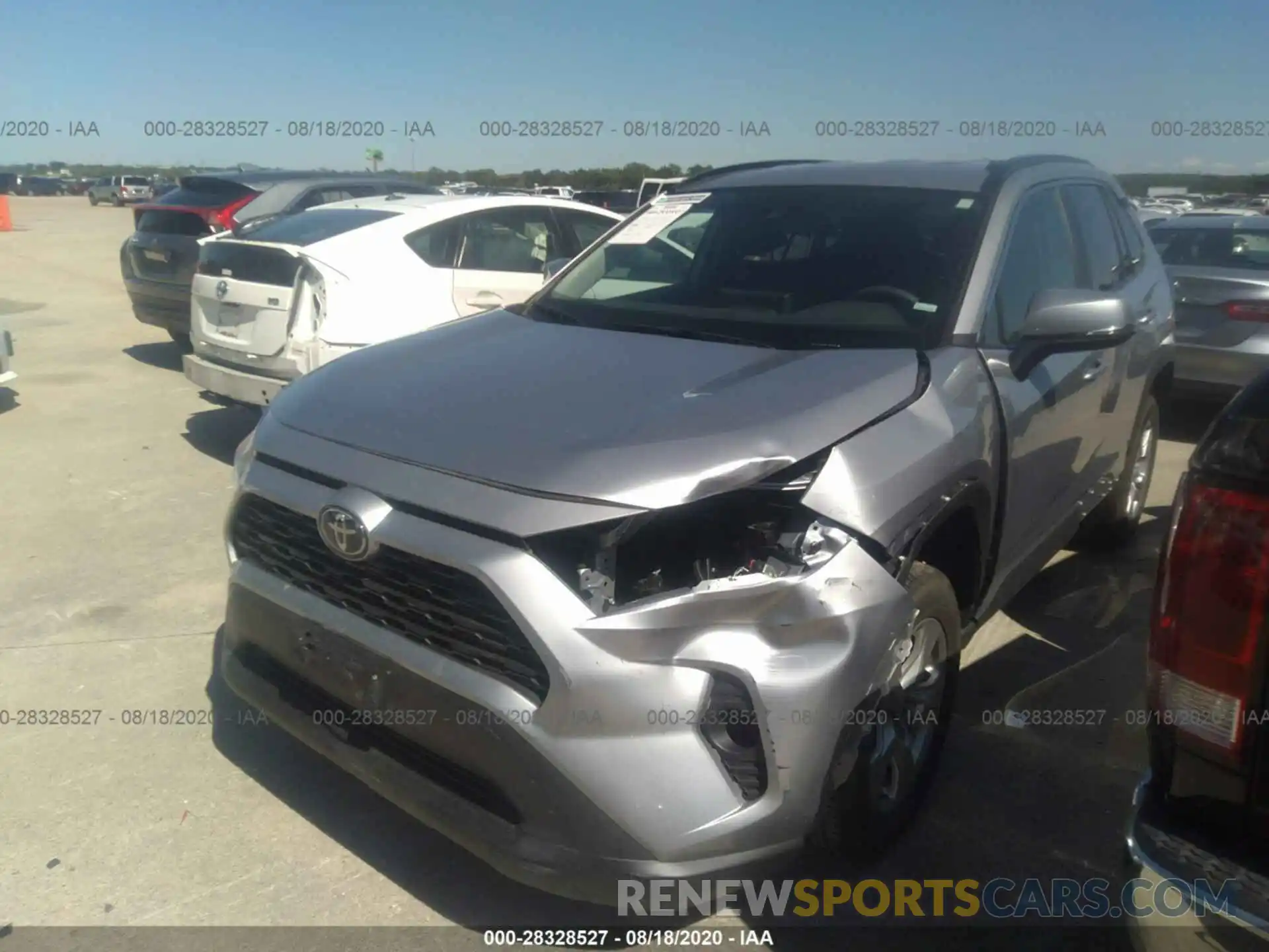 2 Photograph of a damaged car 2T3P1RFV5LC097927 TOYOTA RAV4 2020