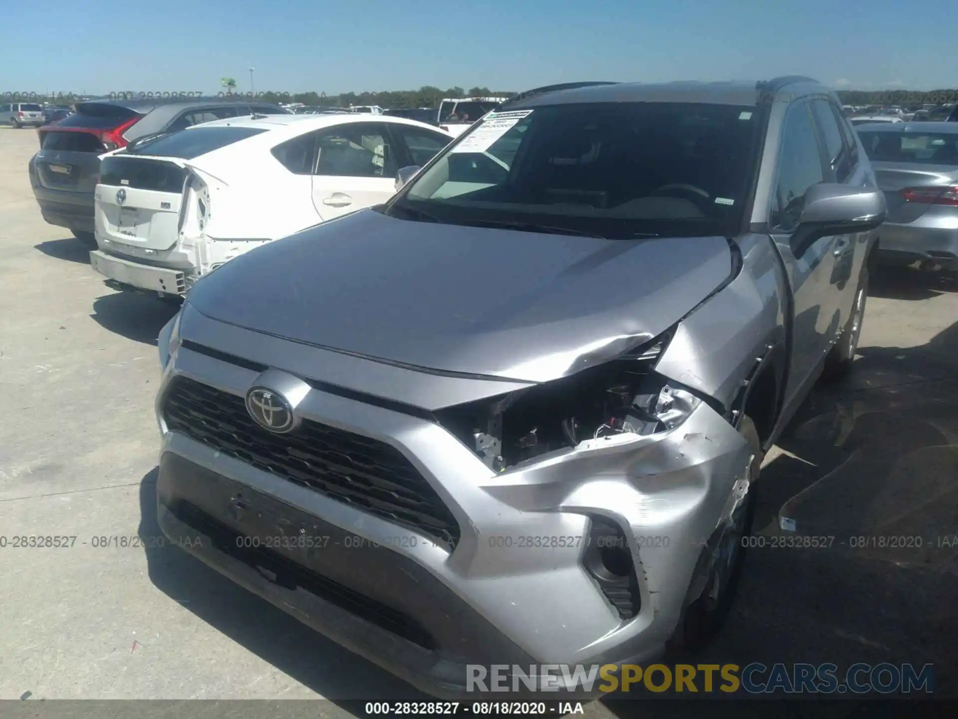 6 Photograph of a damaged car 2T3P1RFV5LC097927 TOYOTA RAV4 2020