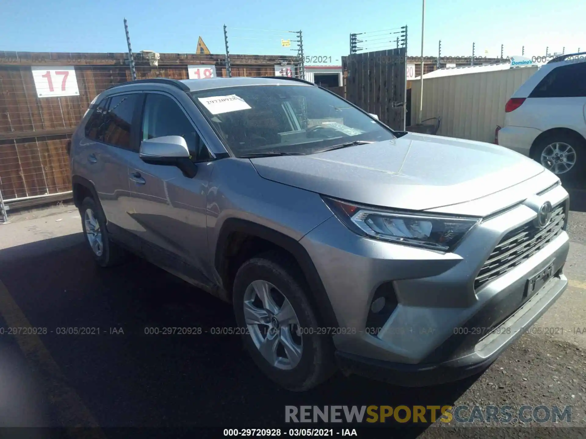 1 Photograph of a damaged car 2T3P1RFV5LC099743 TOYOTA RAV4 2020