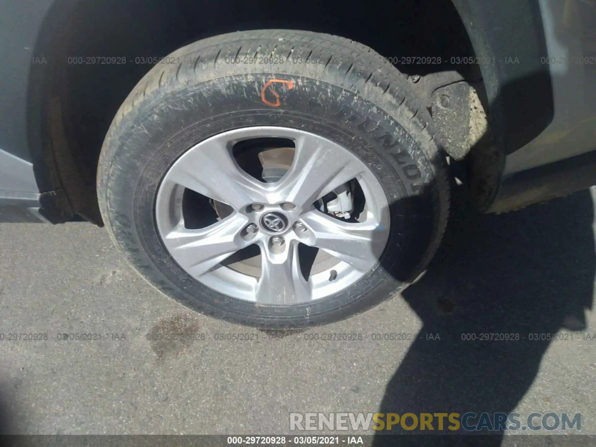 13 Фотография поврежденного автомобиля 2T3P1RFV5LC099743 TOYOTA RAV4 2020