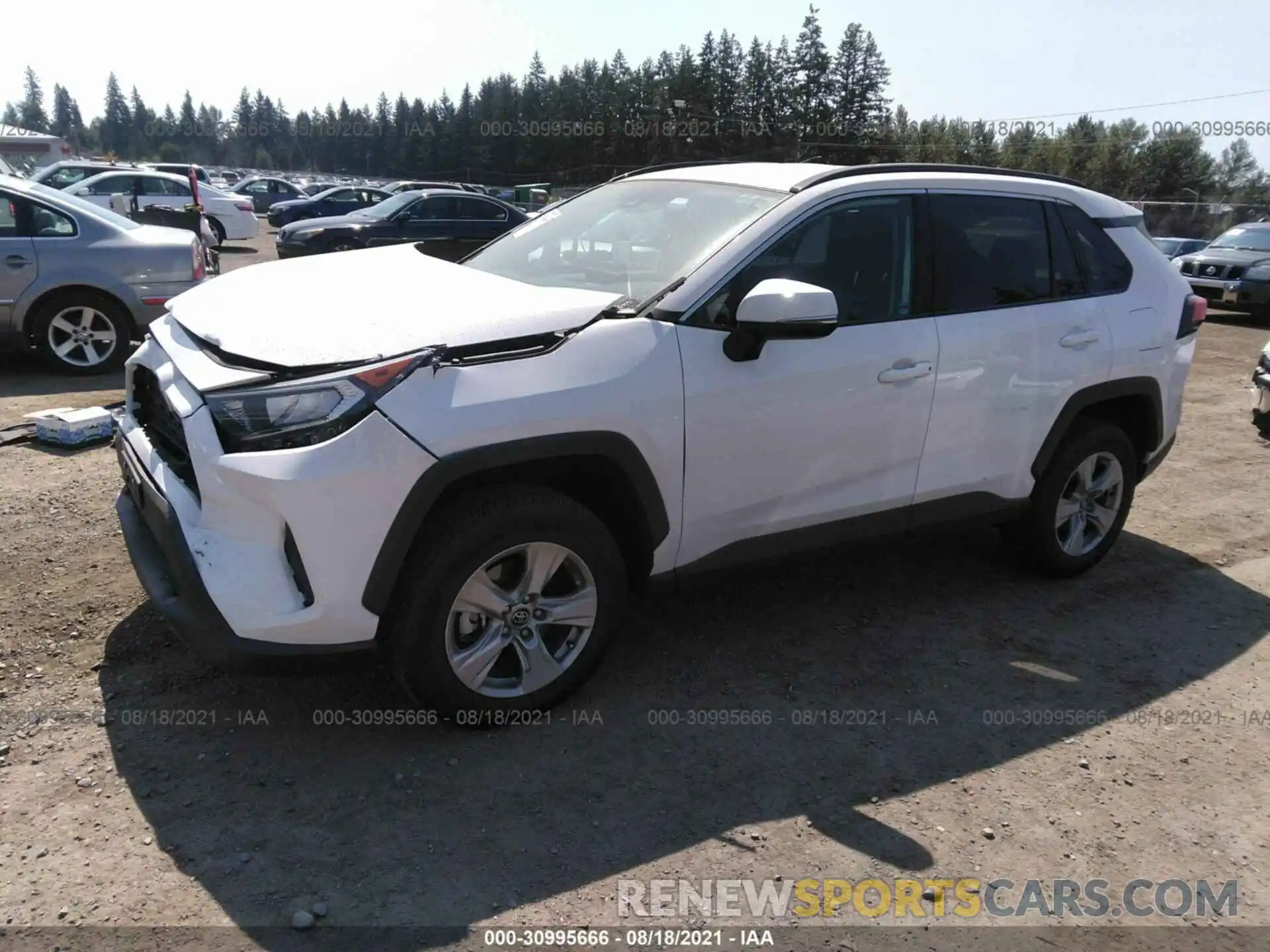 2 Photograph of a damaged car 2T3P1RFV5LC112233 TOYOTA RAV4 2020