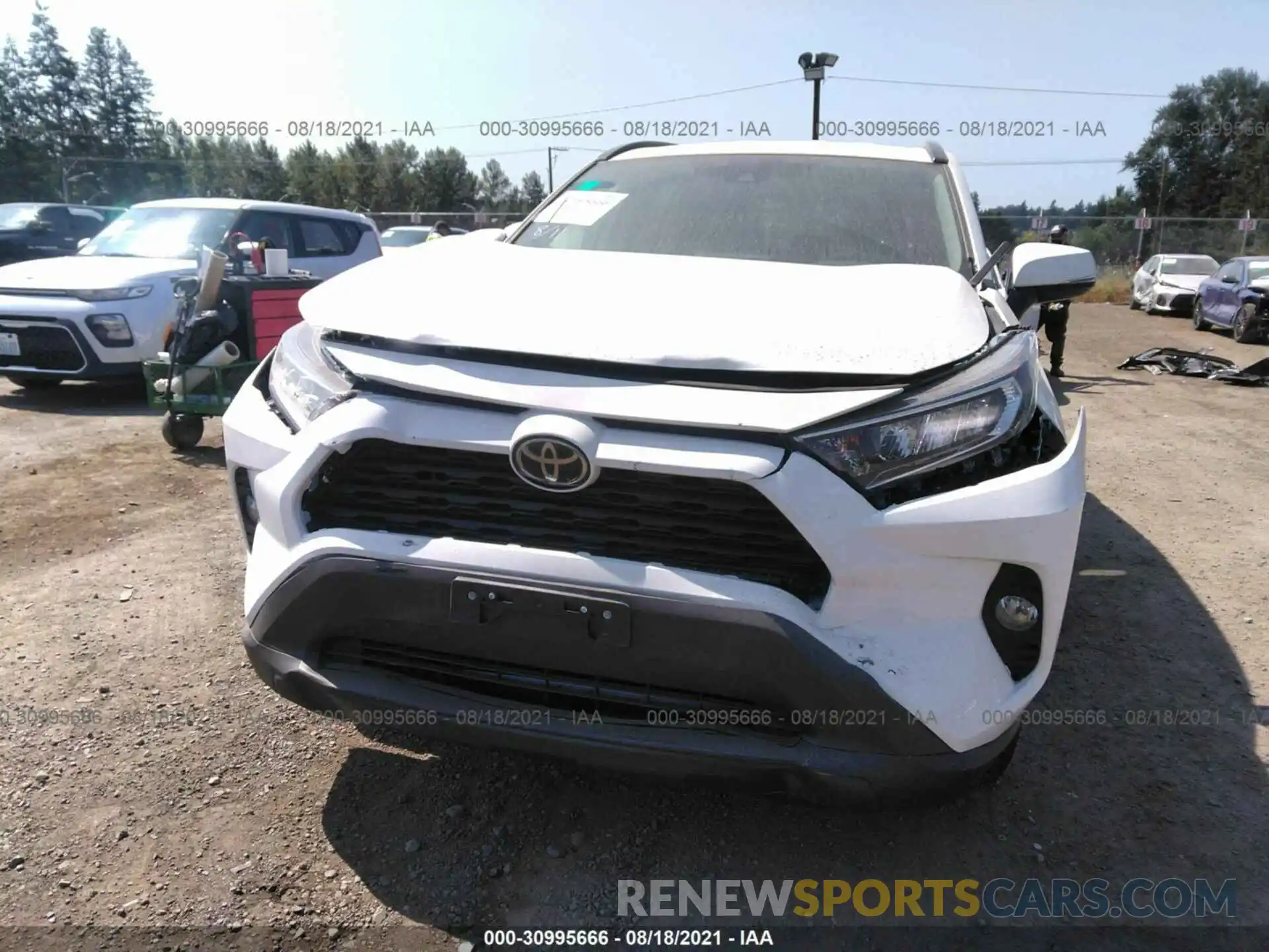 6 Photograph of a damaged car 2T3P1RFV5LC112233 TOYOTA RAV4 2020