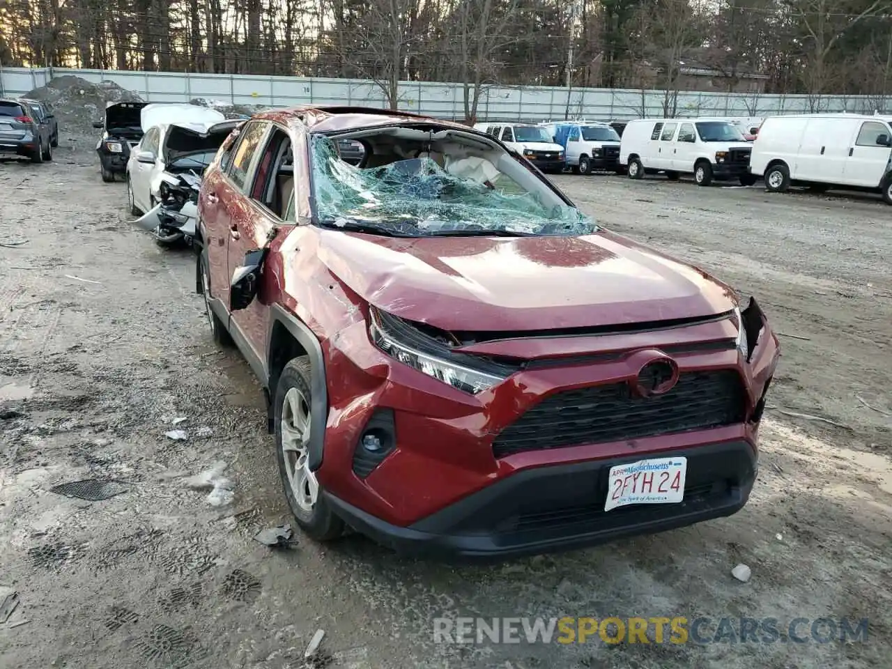 9 Photograph of a damaged car 2T3P1RFV5LC114127 TOYOTA RAV4 2020