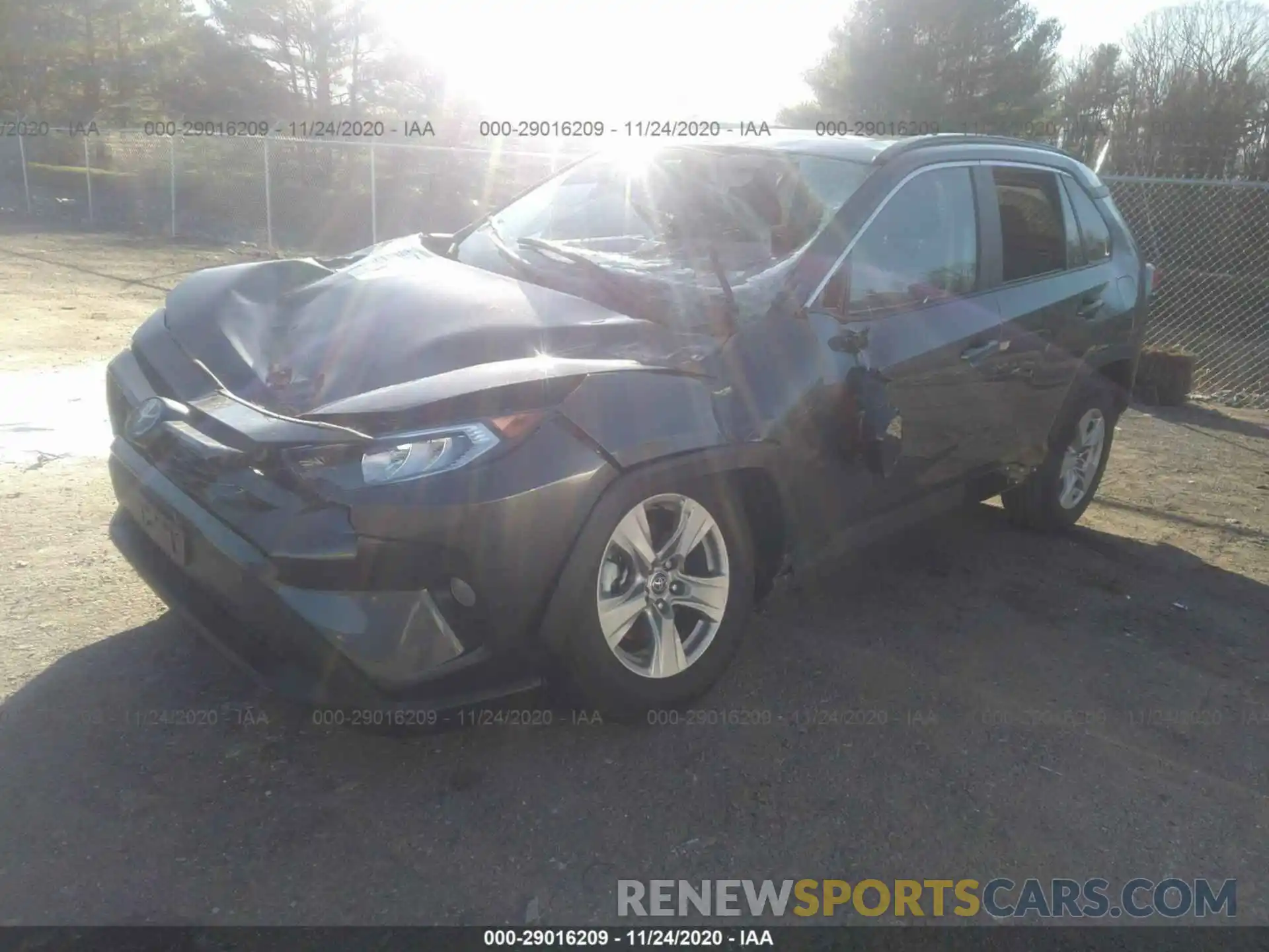 2 Photograph of a damaged car 2T3P1RFV5LC134202 TOYOTA RAV4 2020