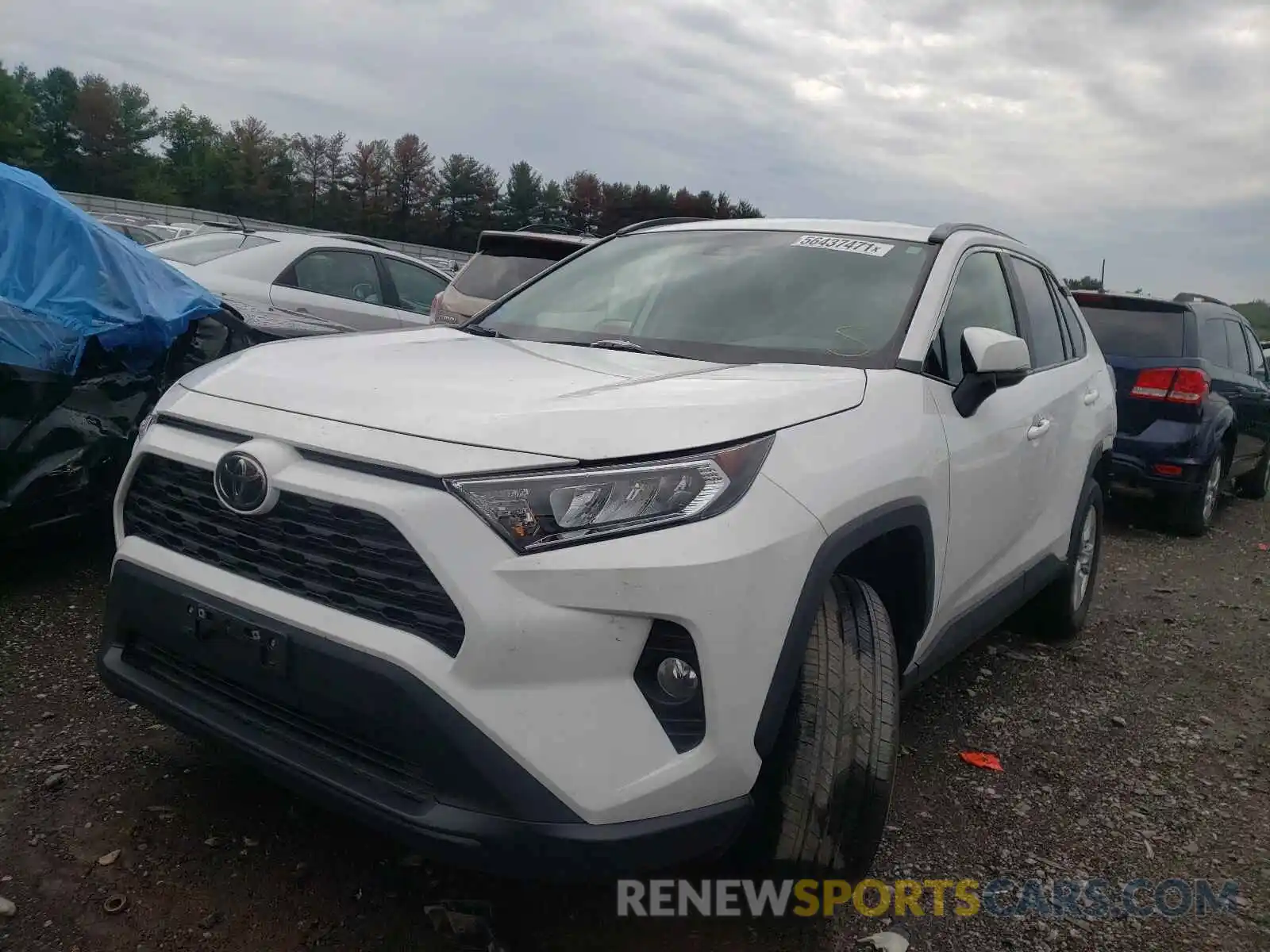 2 Фотография поврежденного автомобиля 2T3P1RFV5LC140808 TOYOTA RAV4 2020