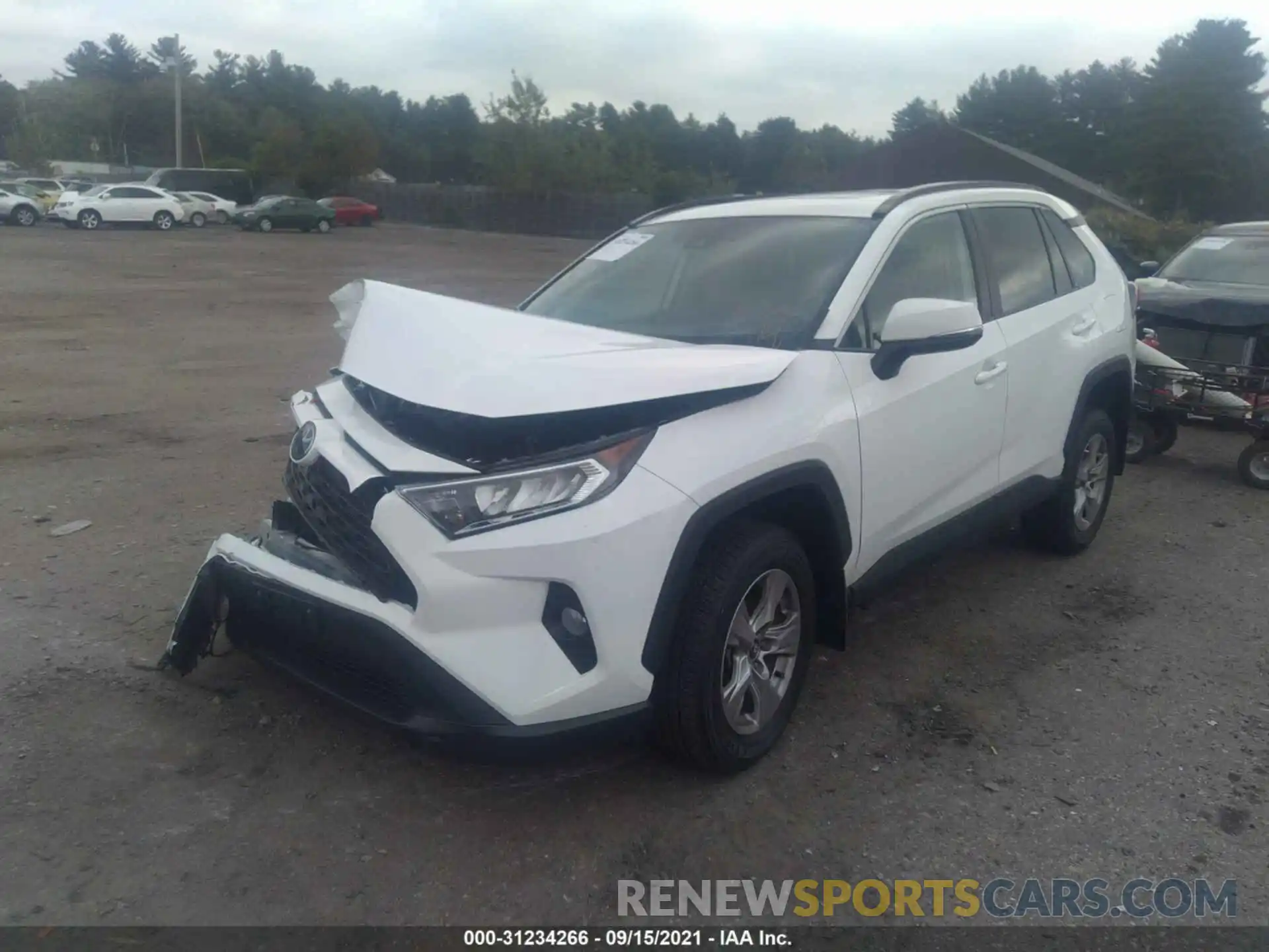 2 Photograph of a damaged car 2T3P1RFV5LW095979 TOYOTA RAV4 2020