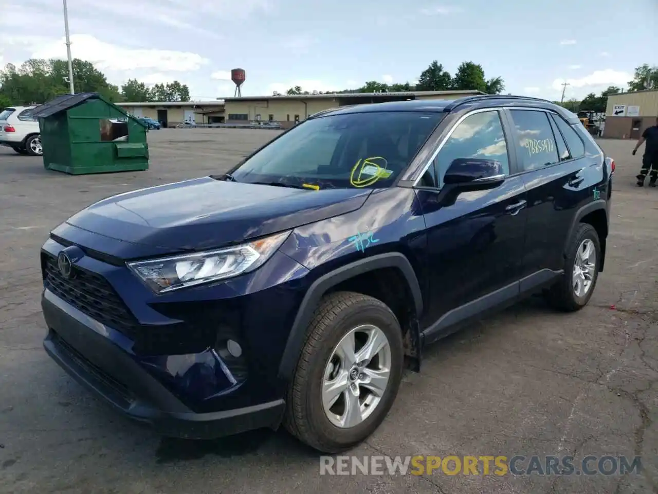 2 Photograph of a damaged car 2T3P1RFV5LW104955 TOYOTA RAV4 2020