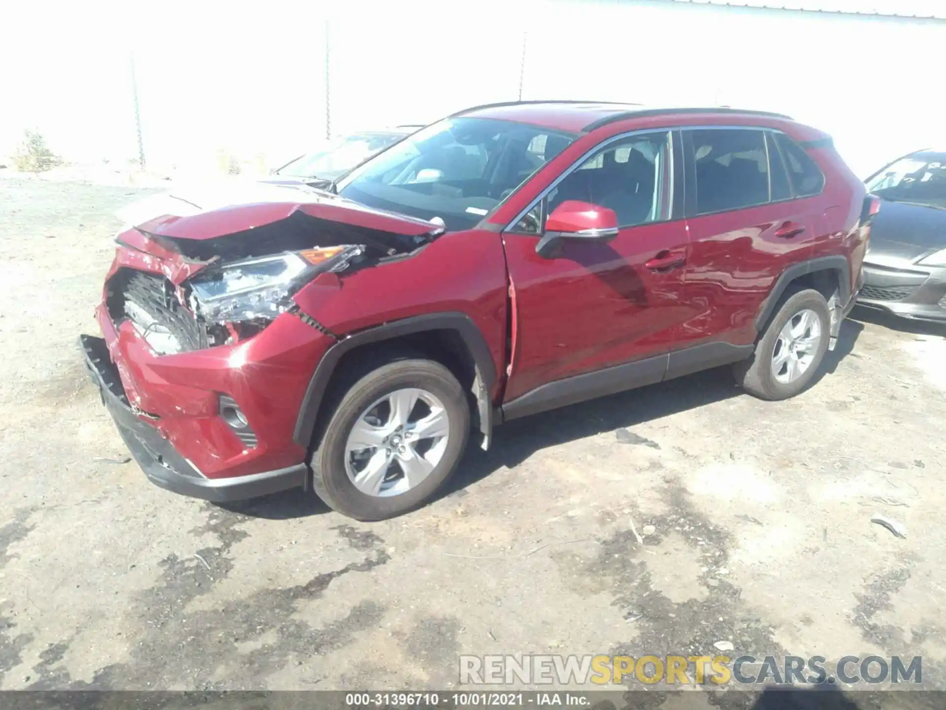 2 Фотография поврежденного автомобиля 2T3P1RFV5LW108424 TOYOTA RAV4 2020