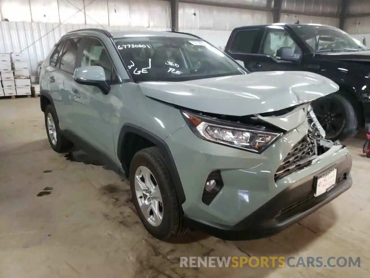 1 Photograph of a damaged car 2T3P1RFV6LC071787 TOYOTA RAV4 2020