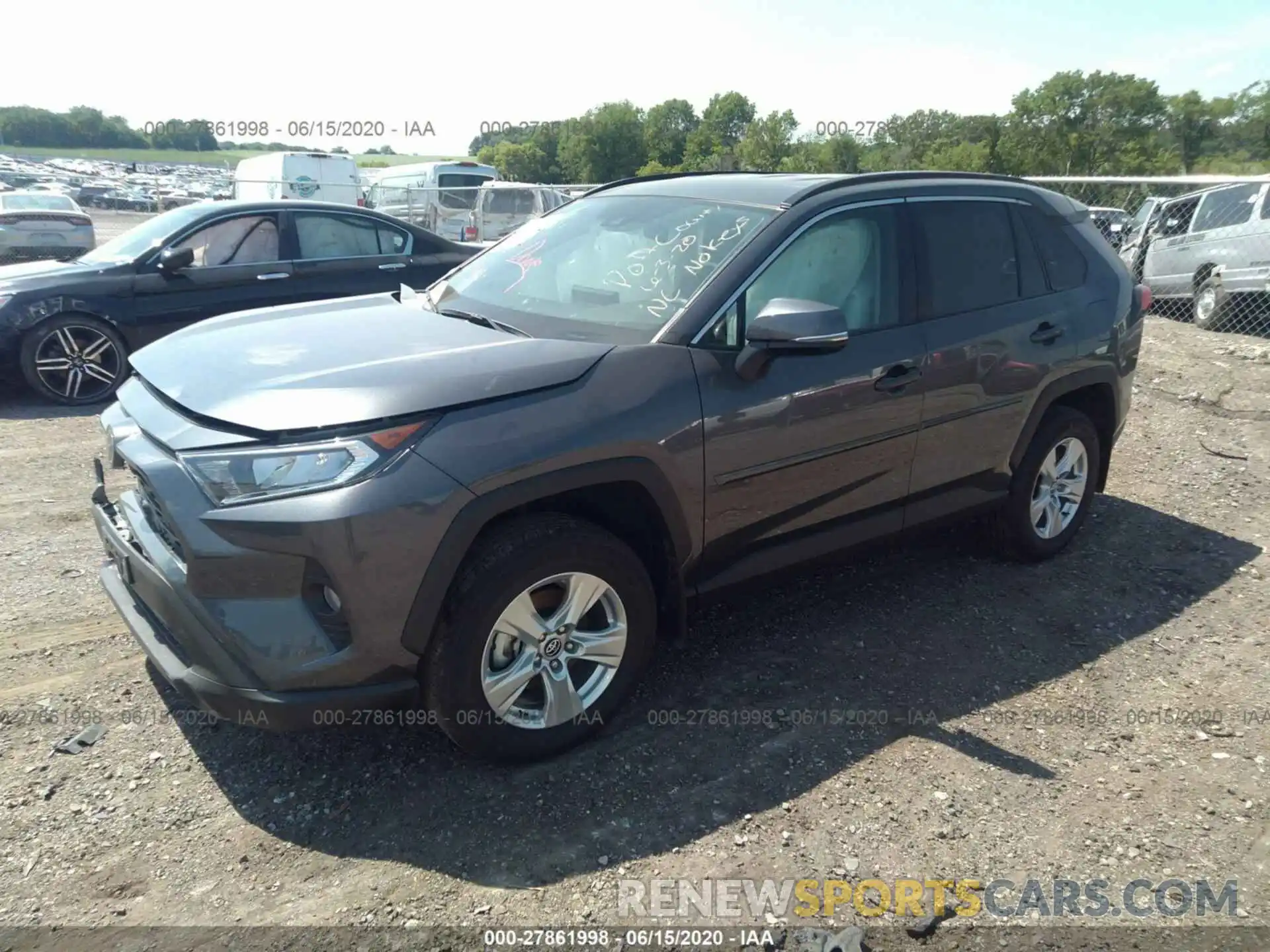 2 Photograph of a damaged car 2T3P1RFV6LC073393 TOYOTA RAV4 2020