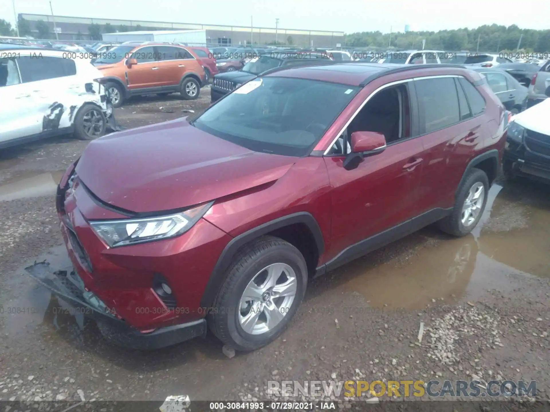 2 Photograph of a damaged car 2T3P1RFV6LC098049 TOYOTA RAV4 2020