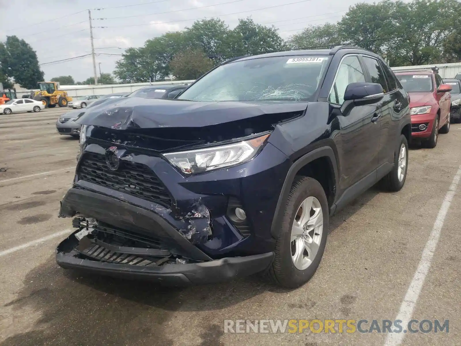 2 Photograph of a damaged car 2T3P1RFV6LC105176 TOYOTA RAV4 2020