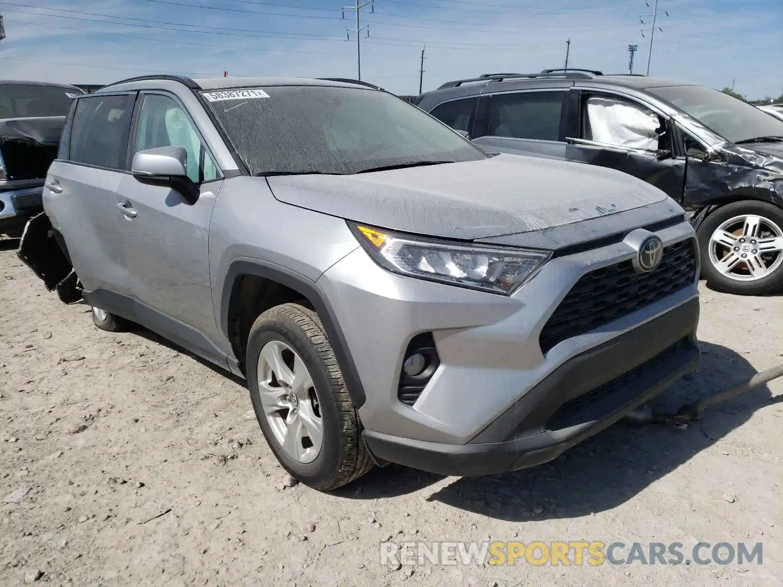 1 Photograph of a damaged car 2T3P1RFV6LC105890 TOYOTA RAV4 2020