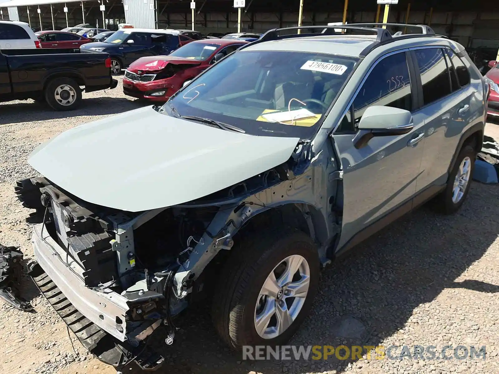 2 Photograph of a damaged car 2T3P1RFV6LC112645 TOYOTA RAV4 2020