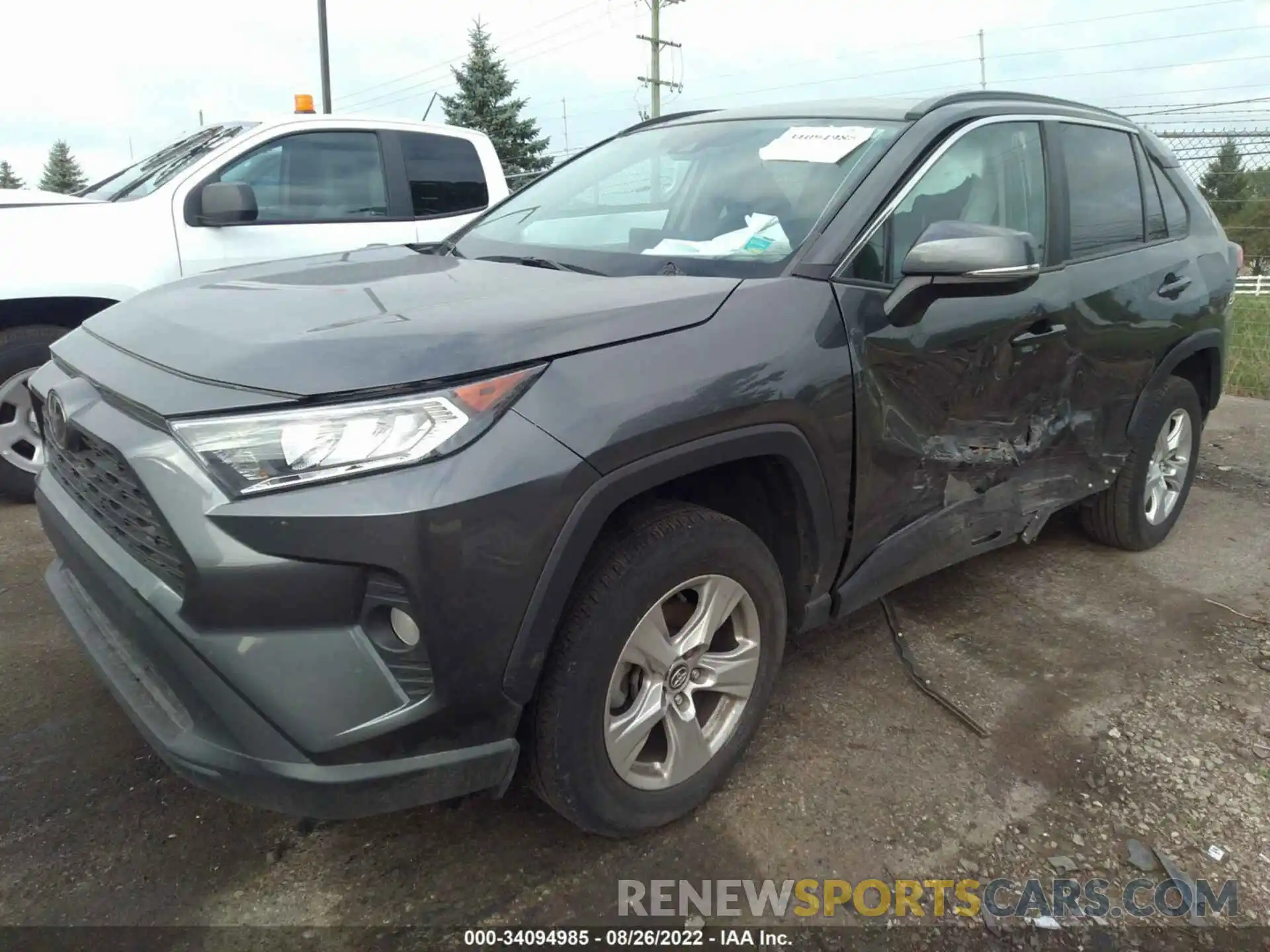 2 Photograph of a damaged car 2T3P1RFV6LC114962 TOYOTA RAV4 2020