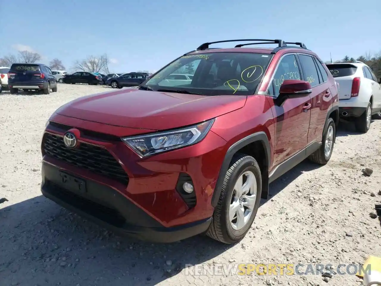 2 Фотография поврежденного автомобиля 2T3P1RFV6LC117084 TOYOTA RAV4 2020