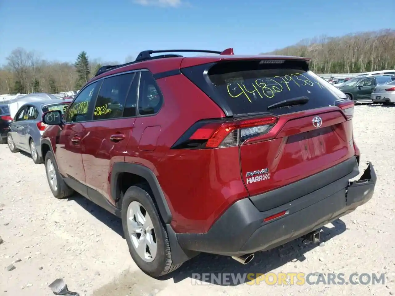 3 Photograph of a damaged car 2T3P1RFV6LC117084 TOYOTA RAV4 2020