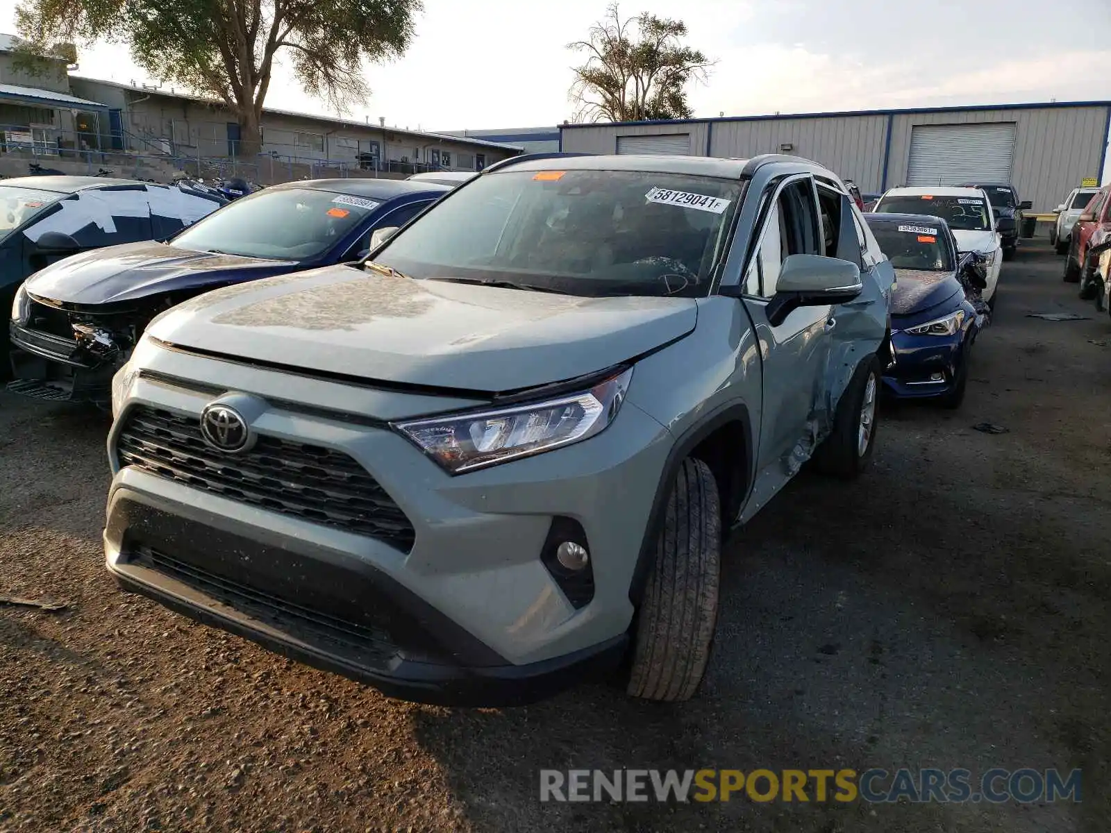 2 Photograph of a damaged car 2T3P1RFV6LC126061 TOYOTA RAV4 2020