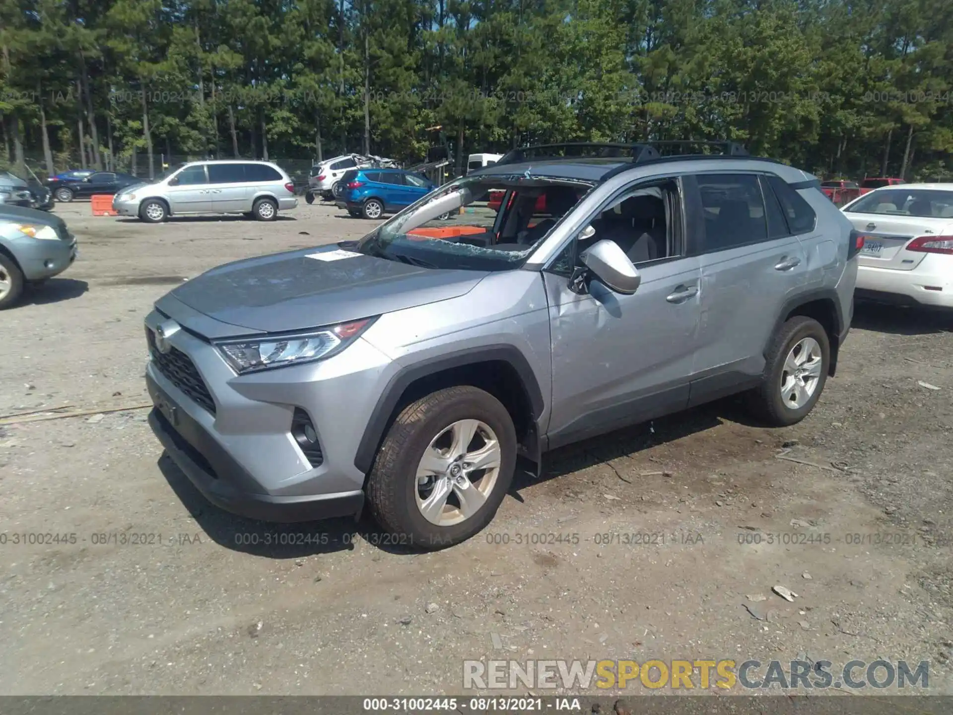 2 Photograph of a damaged car 2T3P1RFV6LC127825 TOYOTA RAV4 2020