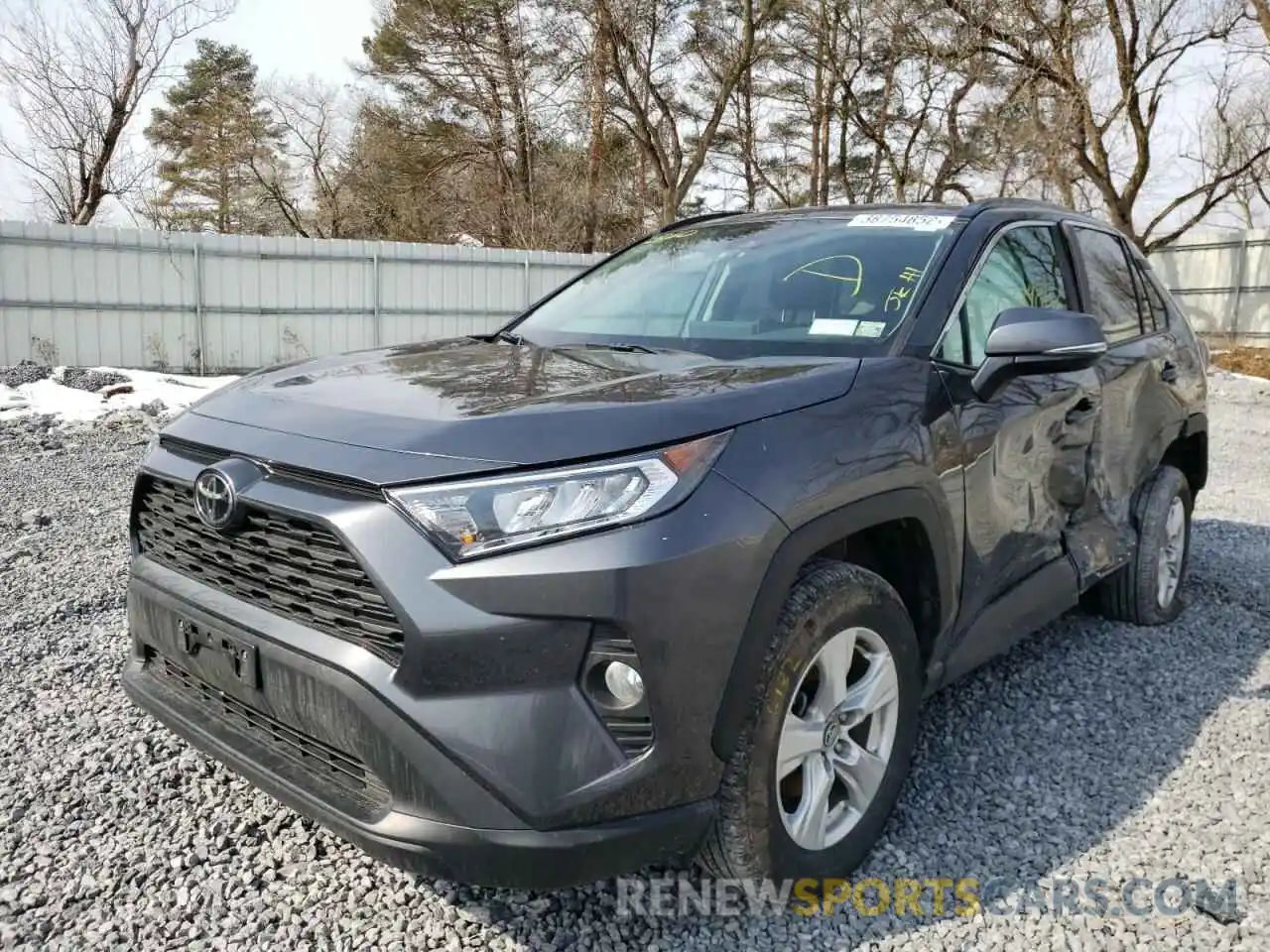 2 Photograph of a damaged car 2T3P1RFV6LC134287 TOYOTA RAV4 2020