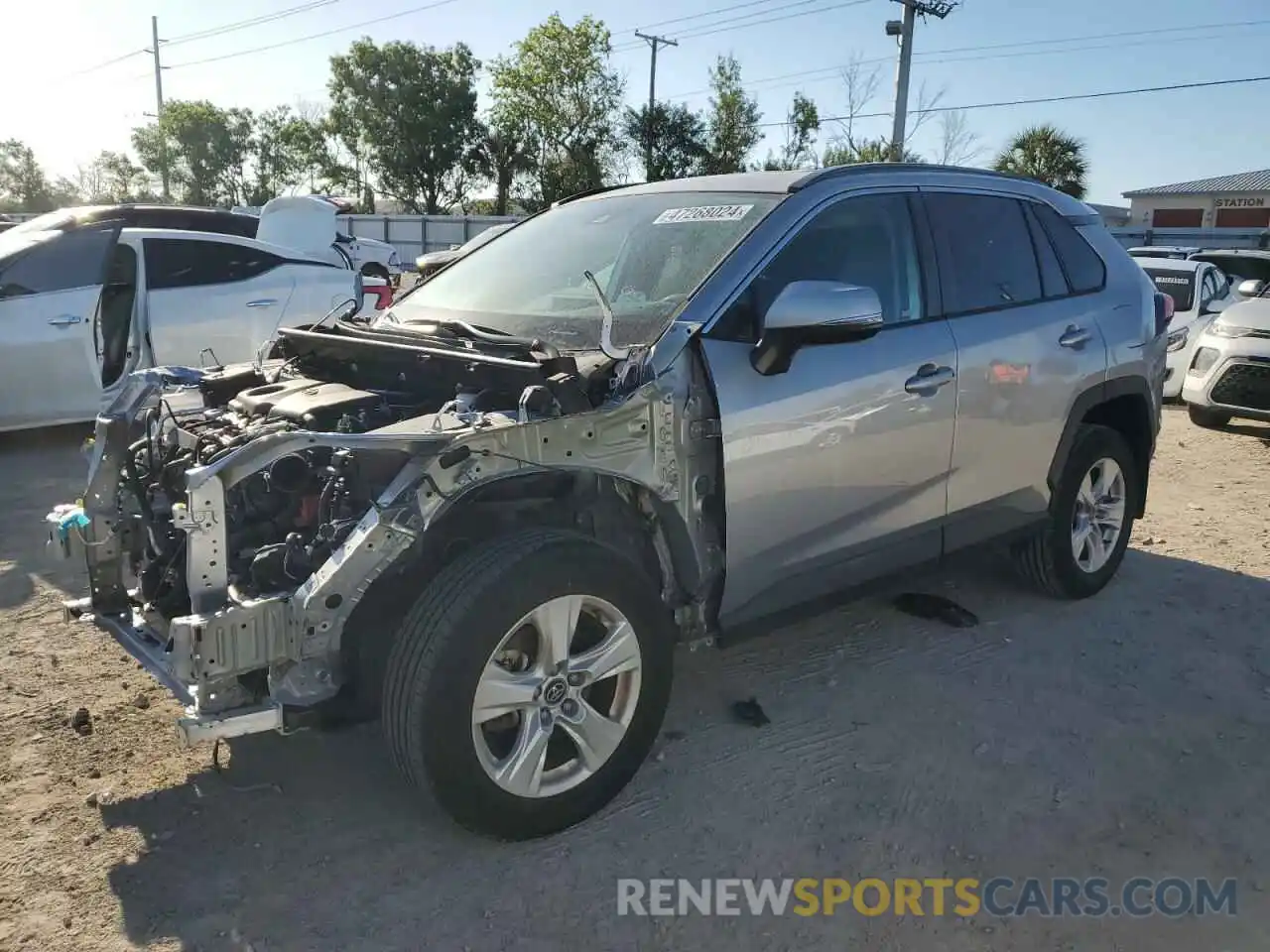 1 Photograph of a damaged car 2T3P1RFV6LC134693 TOYOTA RAV4 2020