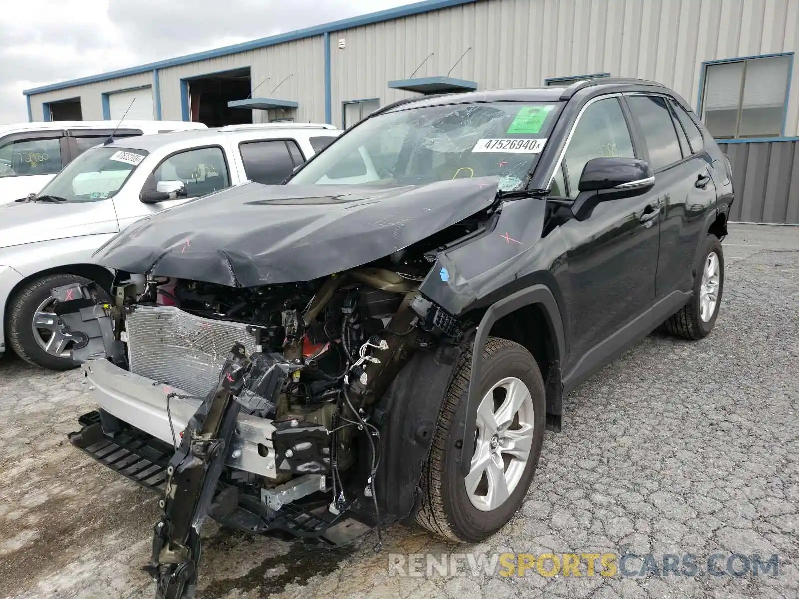 2 Photograph of a damaged car 2T3P1RFV6LW092959 TOYOTA RAV4 2020