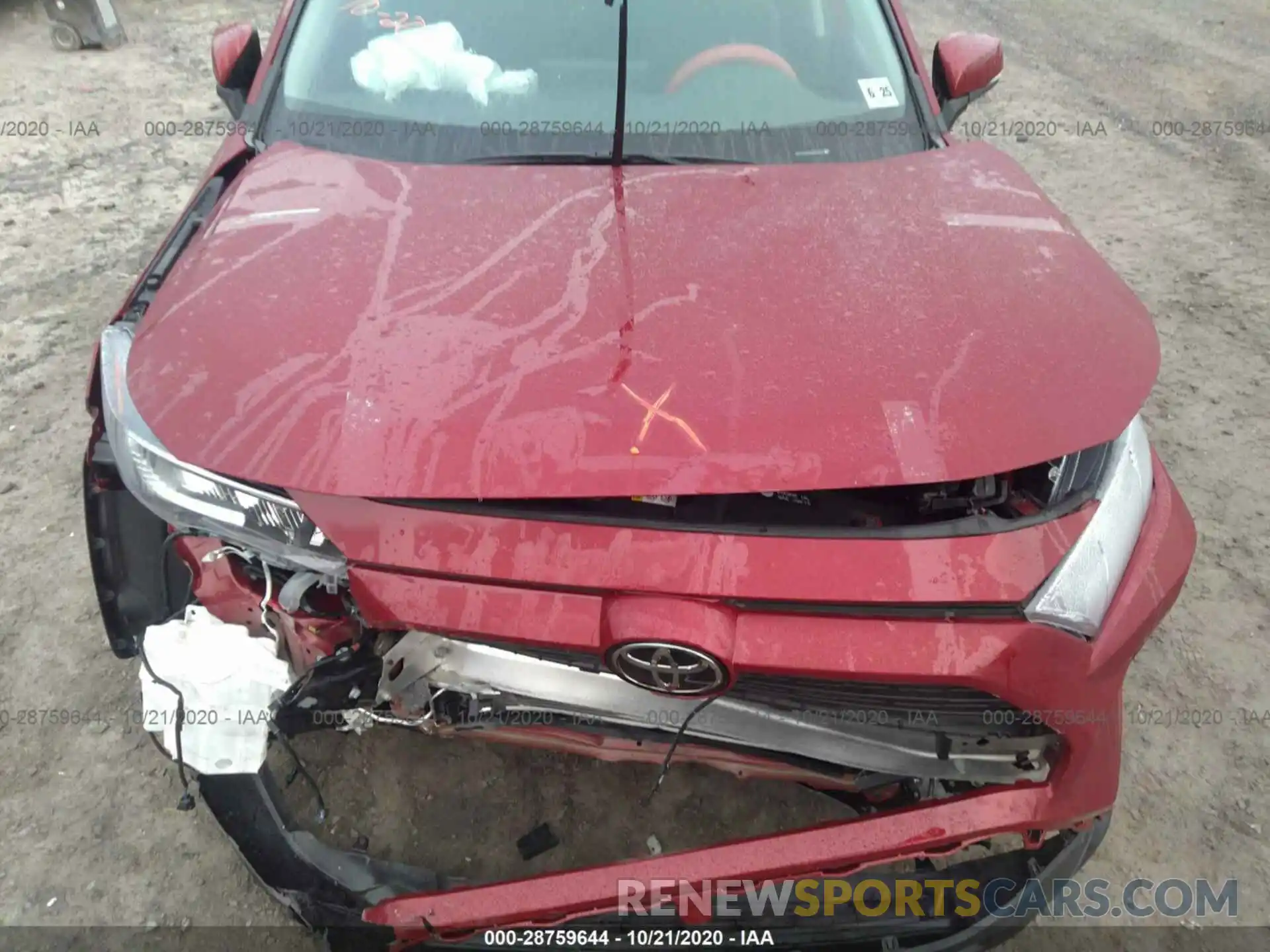 10 Фотография поврежденного автомобиля 2T3P1RFV6LW094307 TOYOTA RAV4 2020