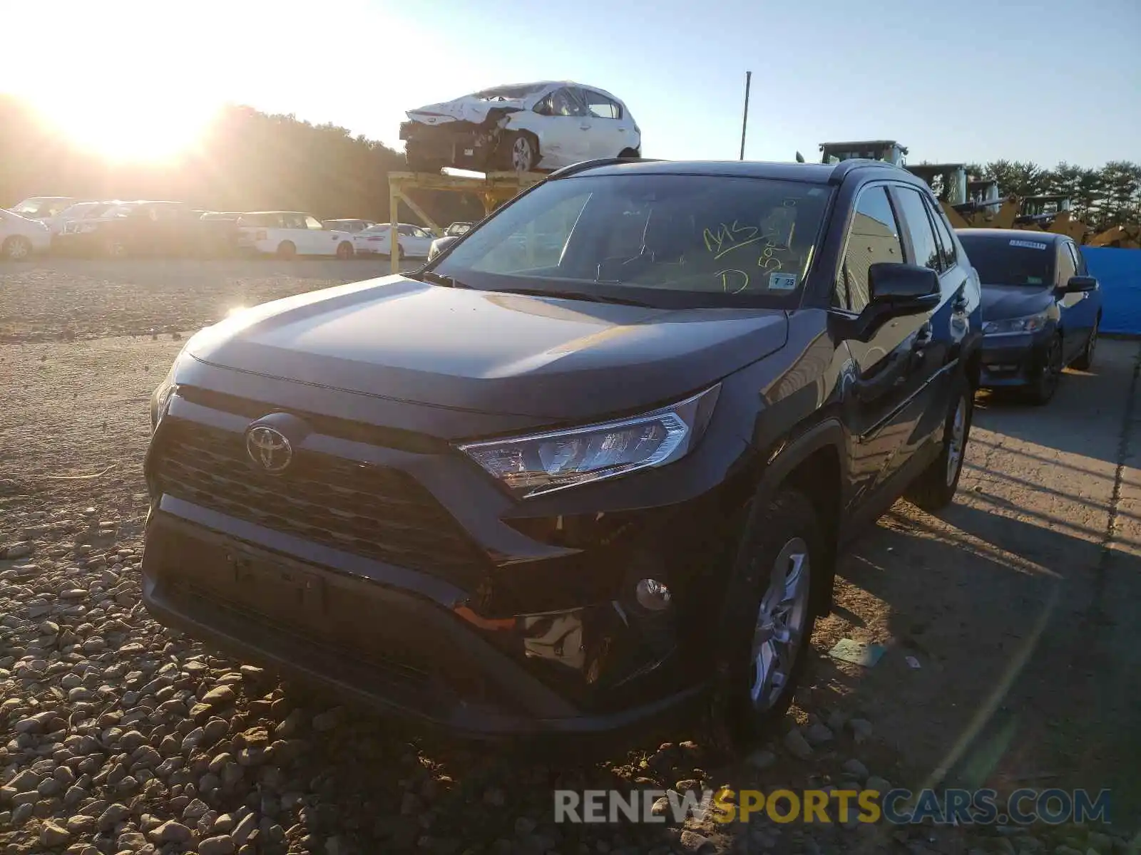 2 Photograph of a damaged car 2T3P1RFV6LW104057 TOYOTA RAV4 2020