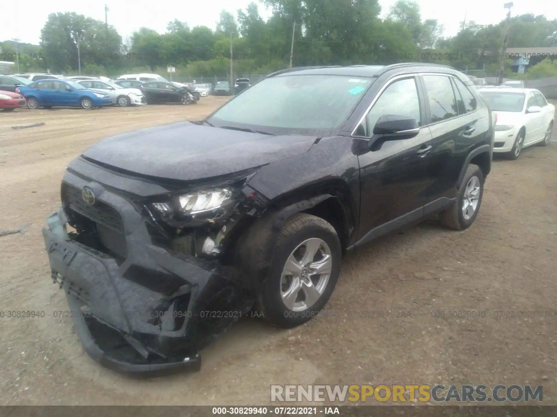 2 Фотография поврежденного автомобиля 2T3P1RFV6LW120436 TOYOTA RAV4 2020