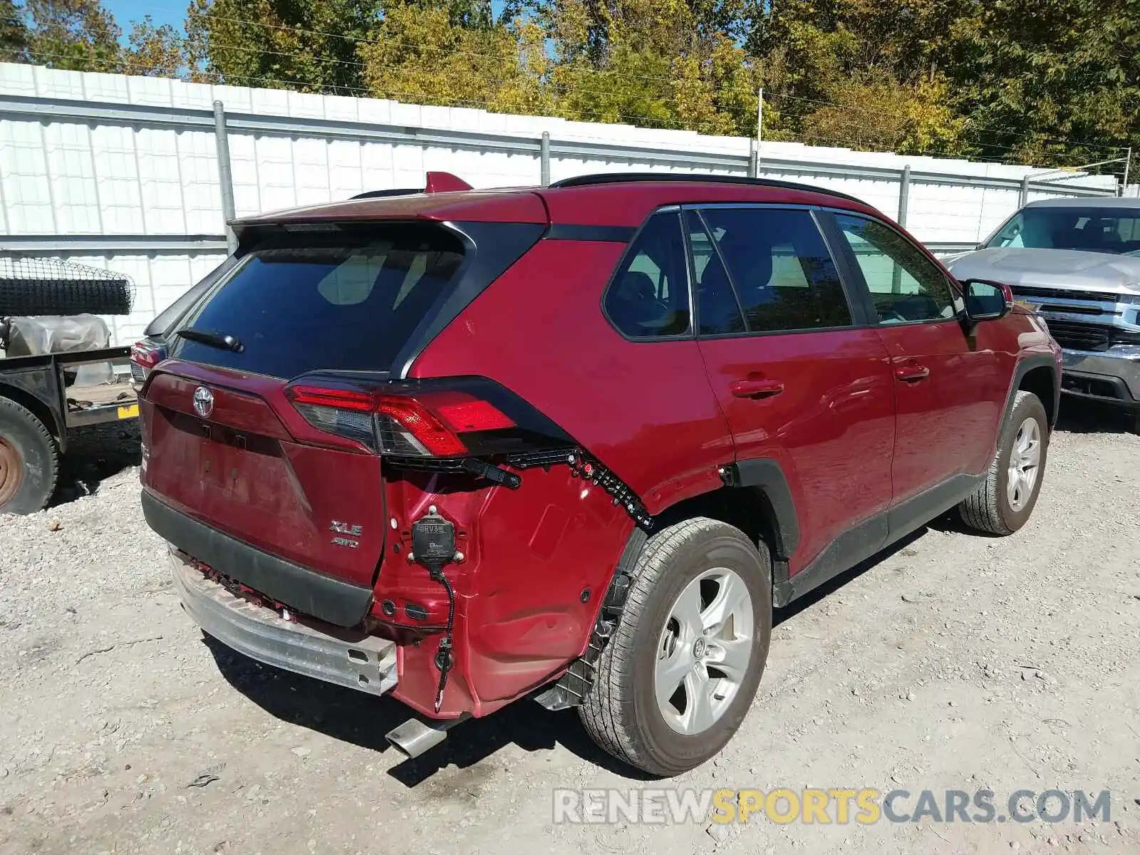 4 Фотография поврежденного автомобиля 2T3P1RFV6LW123627 TOYOTA RAV4 2020