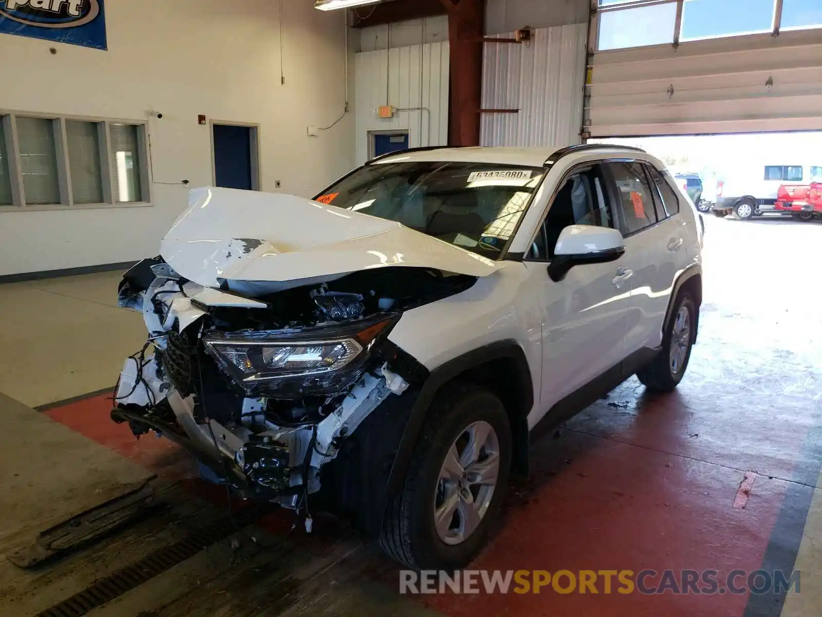 2 Photograph of a damaged car 2T3P1RFV6LW132912 TOYOTA RAV4 2020