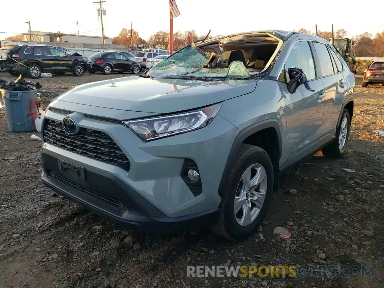 2 Фотография поврежденного автомобиля 2T3P1RFV7LC064847 TOYOTA RAV4 2020