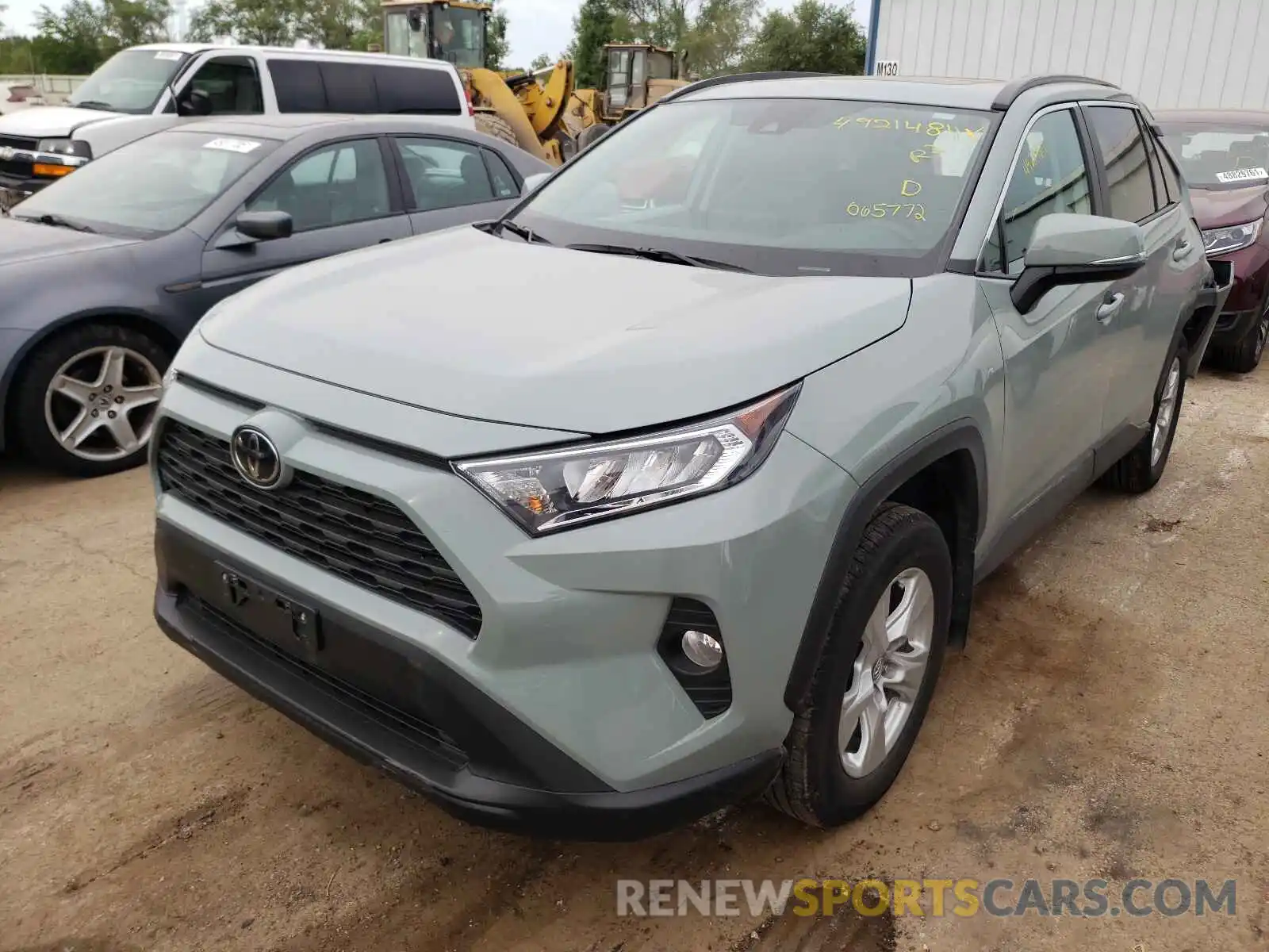 2 Photograph of a damaged car 2T3P1RFV7LC065772 TOYOTA RAV4 2020